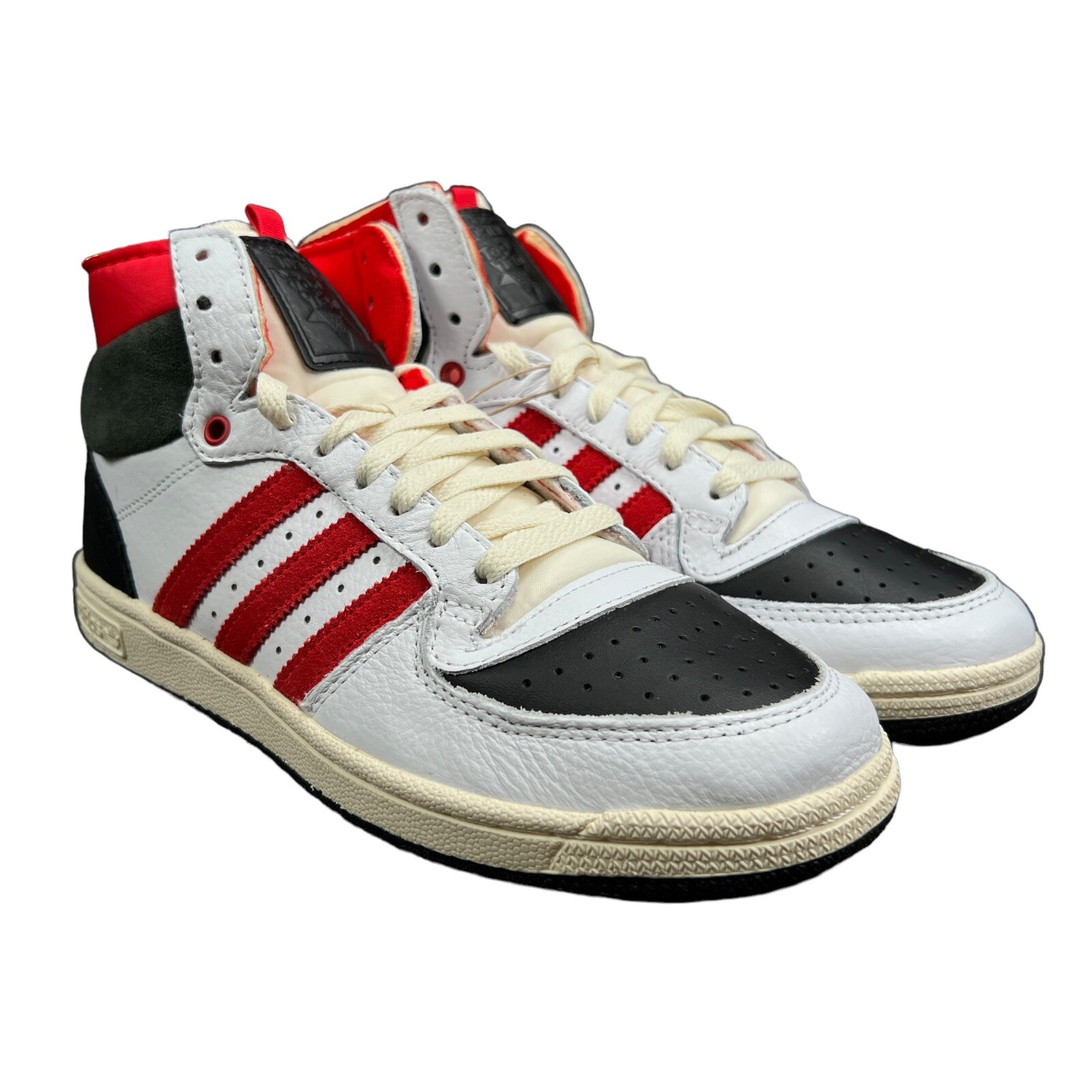 Adidas Top Ten RB Beige White Black Red High Top Shoes GV6628 Men’s Sizes 8 – 11