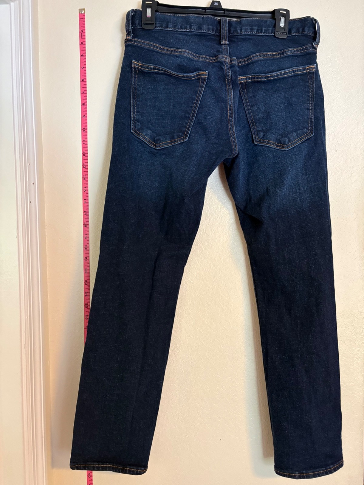 Old Navy Slim Built-In Flex Jeans Men’s 31×30 Dark Wash Stretch Denim Pants