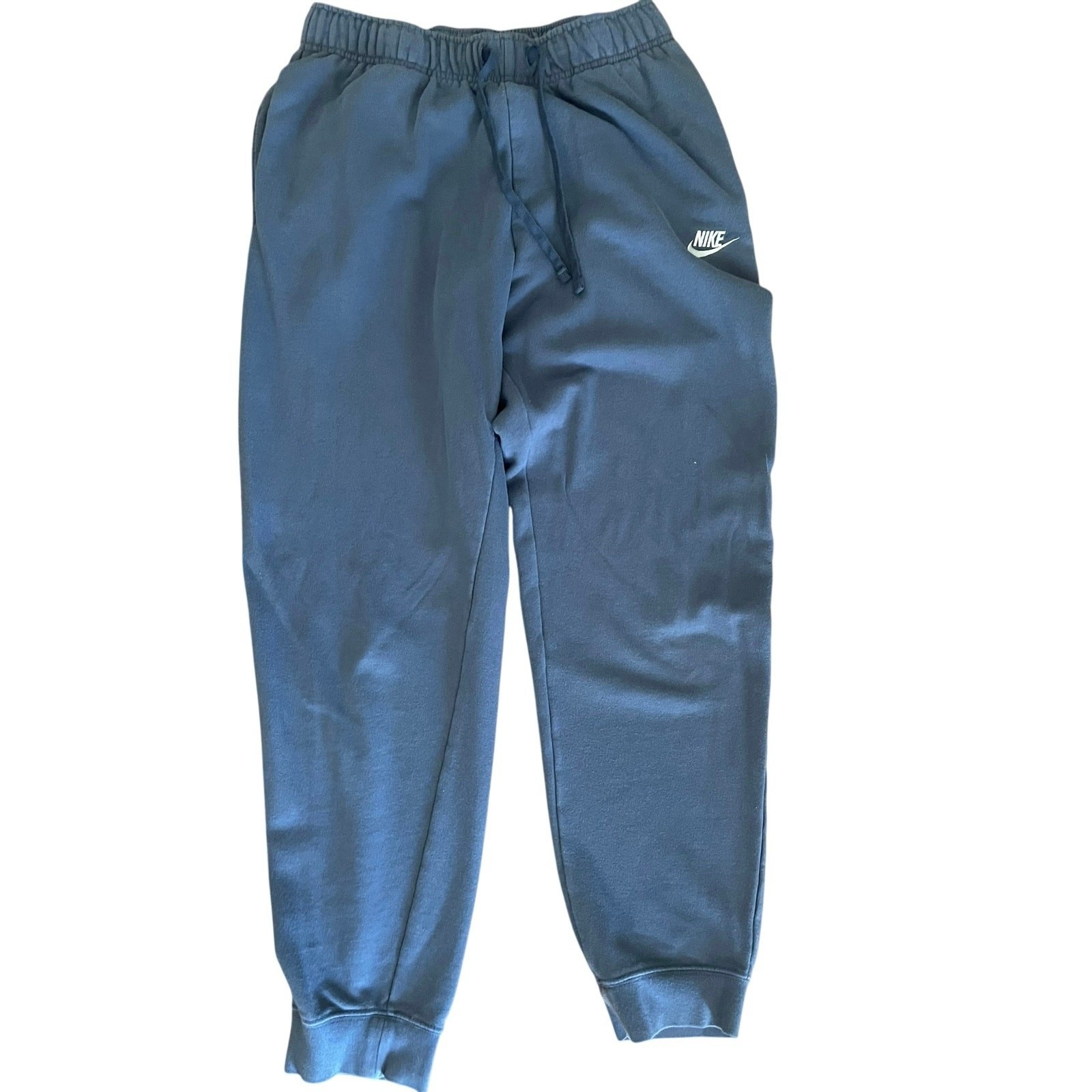 Nike Sportswear Club Fleece Tapered Joggers – Slate Blue Gray – Womens M