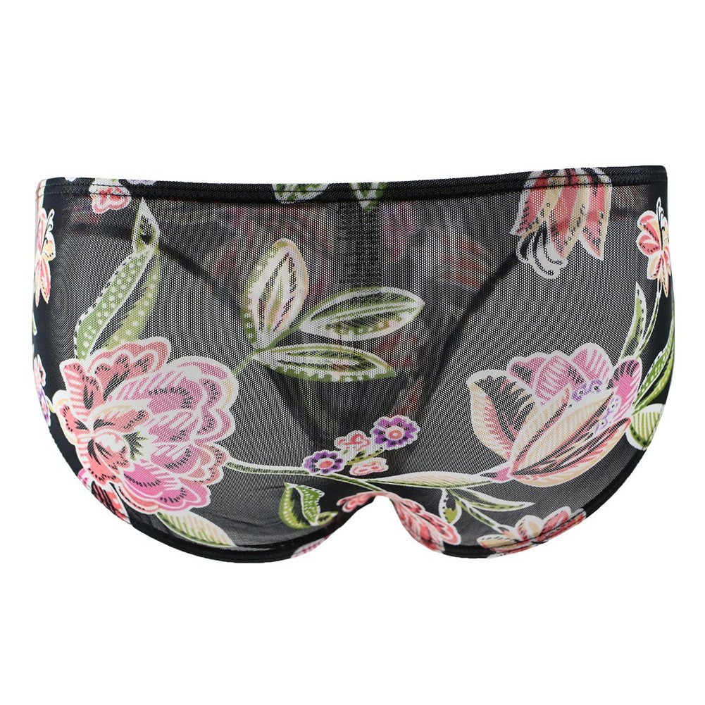 Mens Low Waist Soft Underpants Breathable Mesh Underwear Thin Pouch Briefs