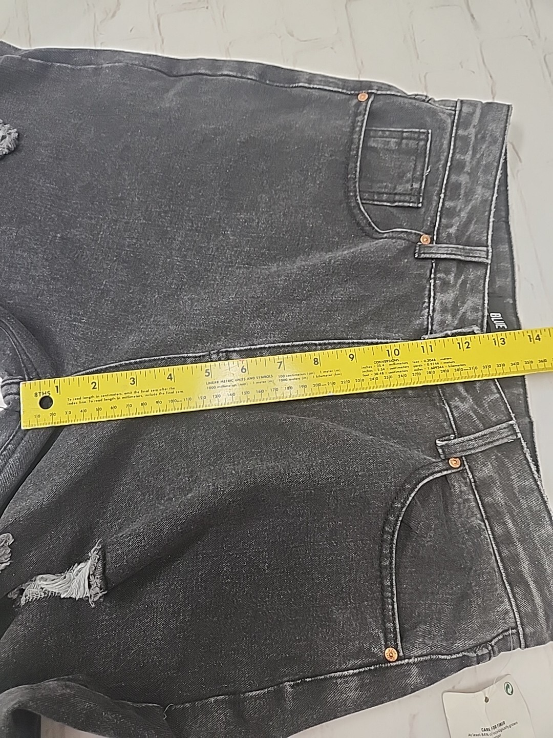 NWT Blue Savvy Jeans Womens Size 9 Mom High Rise 90s Distressed