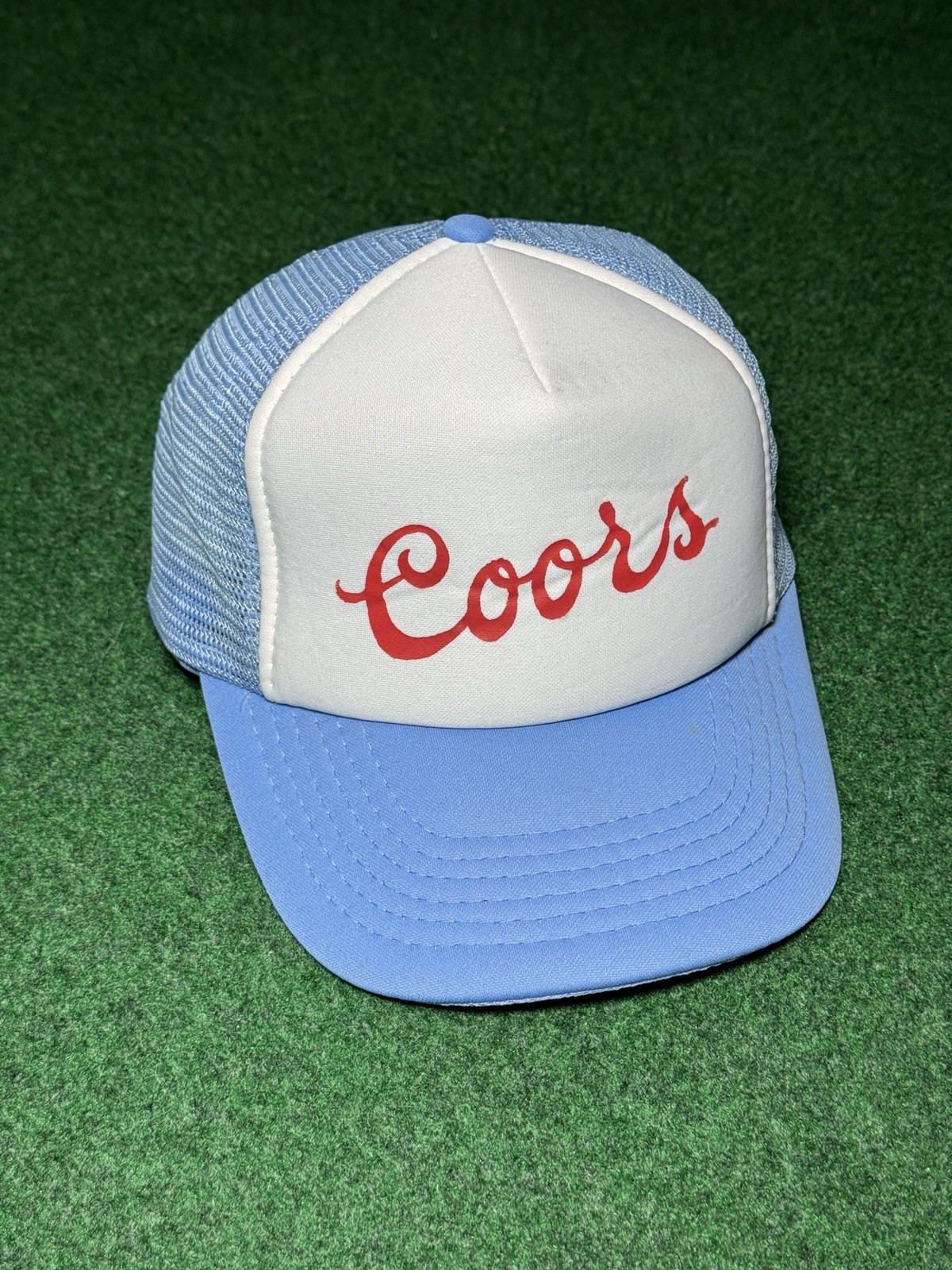 Coors Hat Vintage 80s 90s Trucker Mesh Snapback Beer Promo Classic