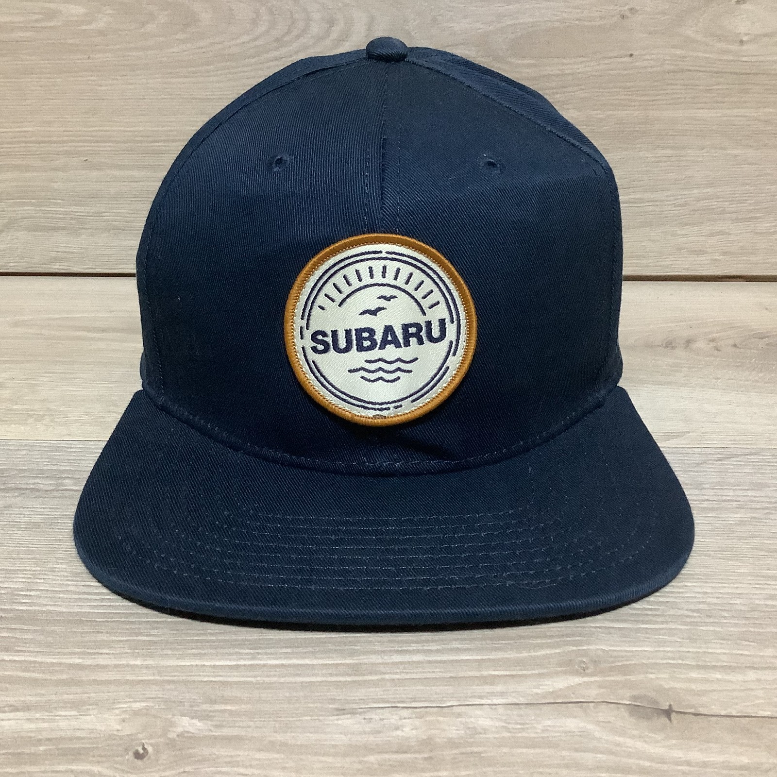 Subaru Outdoor Beach Logo Snapback Hat Navy Blue