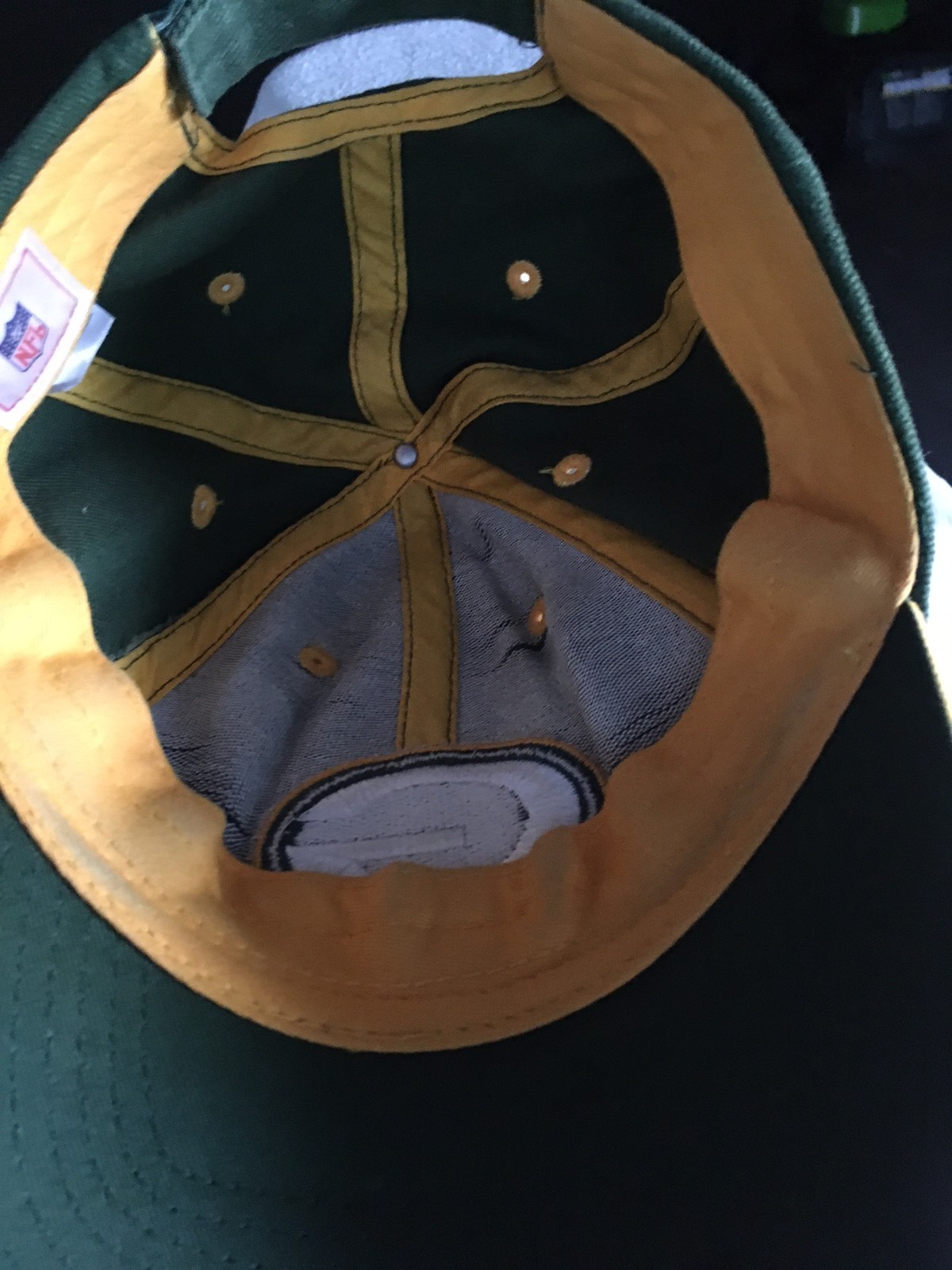 Green Bay Packers Vintage NFL Baseball Cap Embroidered Logo Adjustable