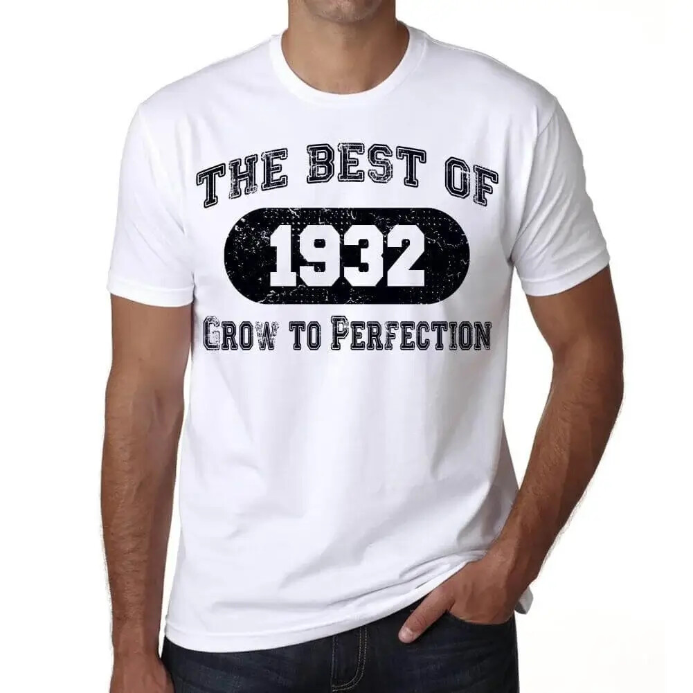 Men’s Graphic T-Shirt Original Parts 1932 92nd Birthday Anniversary 92 Year Old