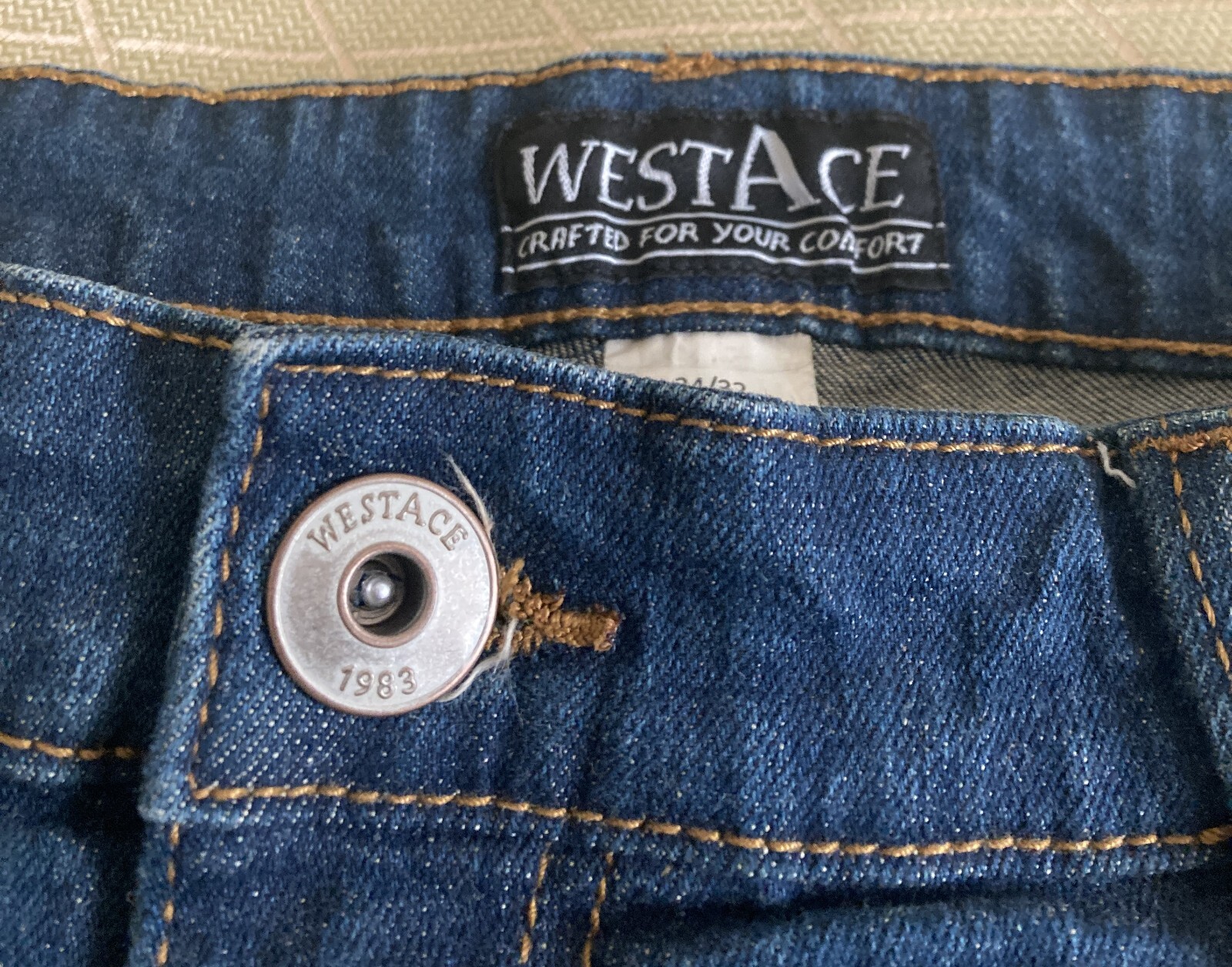WestAce FLEX JEANS MEN’S BLUE DENIM WEAR SIZE 34/32
