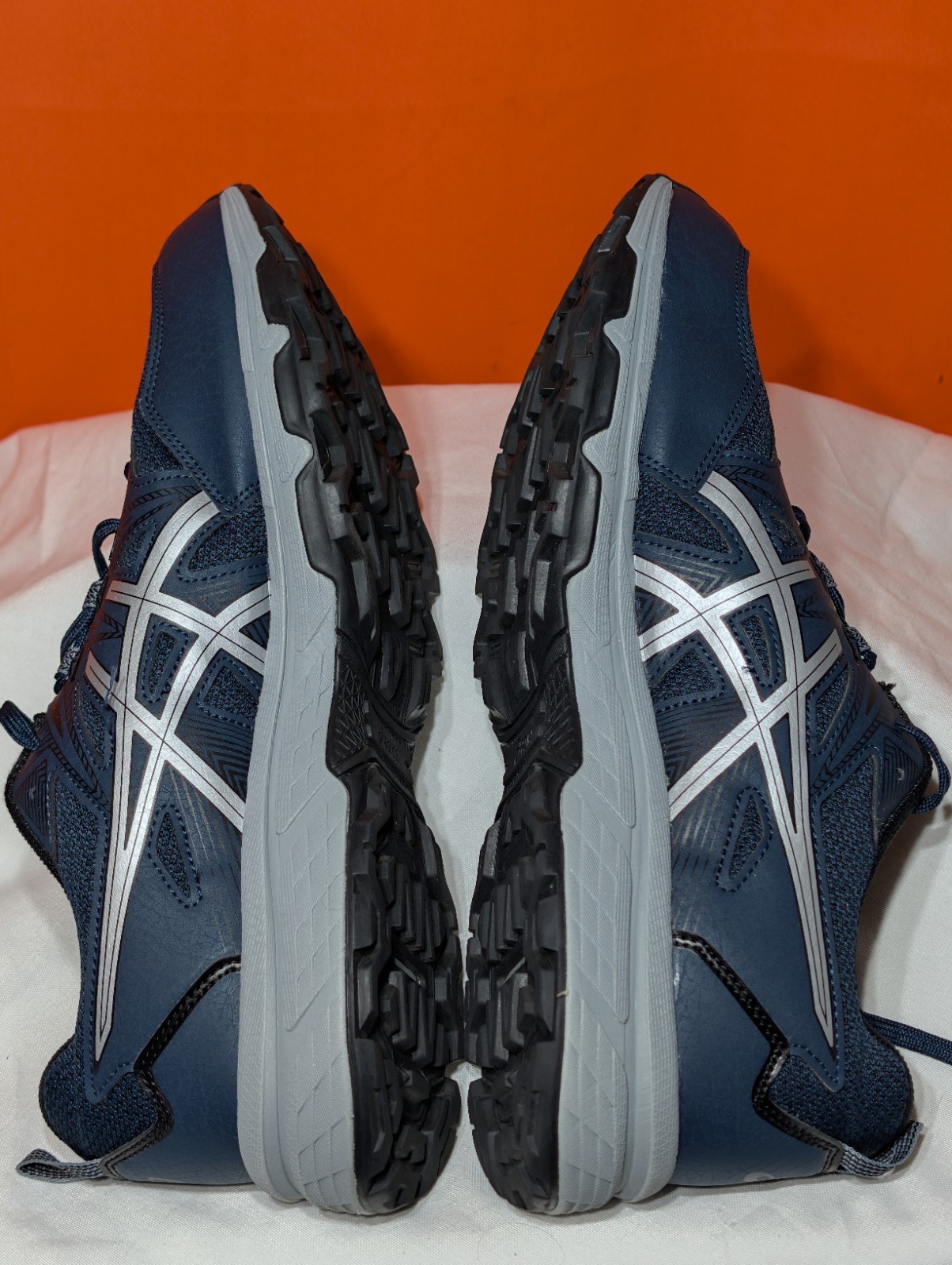 Asics Men’s GEL-Venture 8 Trail Running Sneaker – Blue Size 11