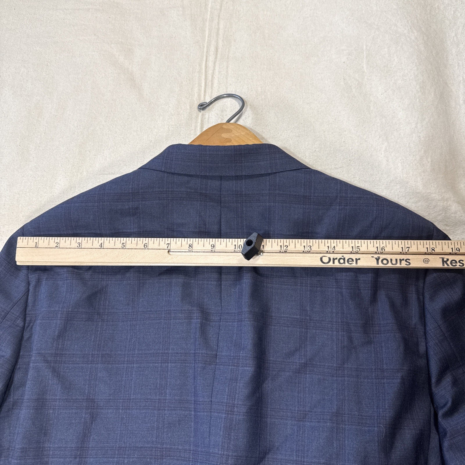 Hickey Freeman X Loro Piana 150’s Wool Men 2pc Blue Suit Size 42R Pant 36×30