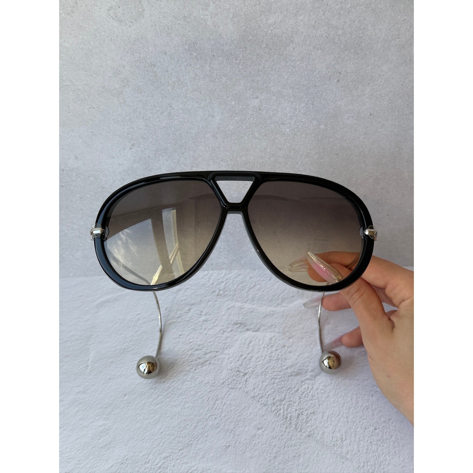 NEW Bottega Veneta BV1273S Drop Earring Sunglasses in Black