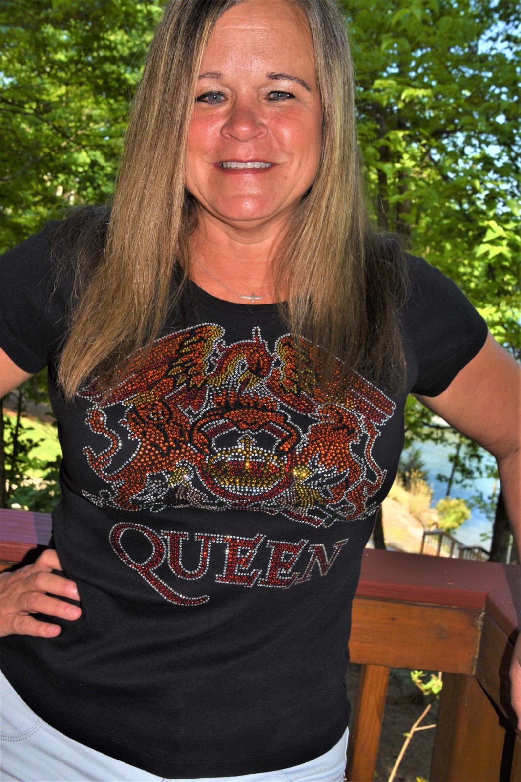 Queen rhinestone bling shirt tank XS S M L XL XXL 1X 2X 3X 4X5X Freddie Mercury