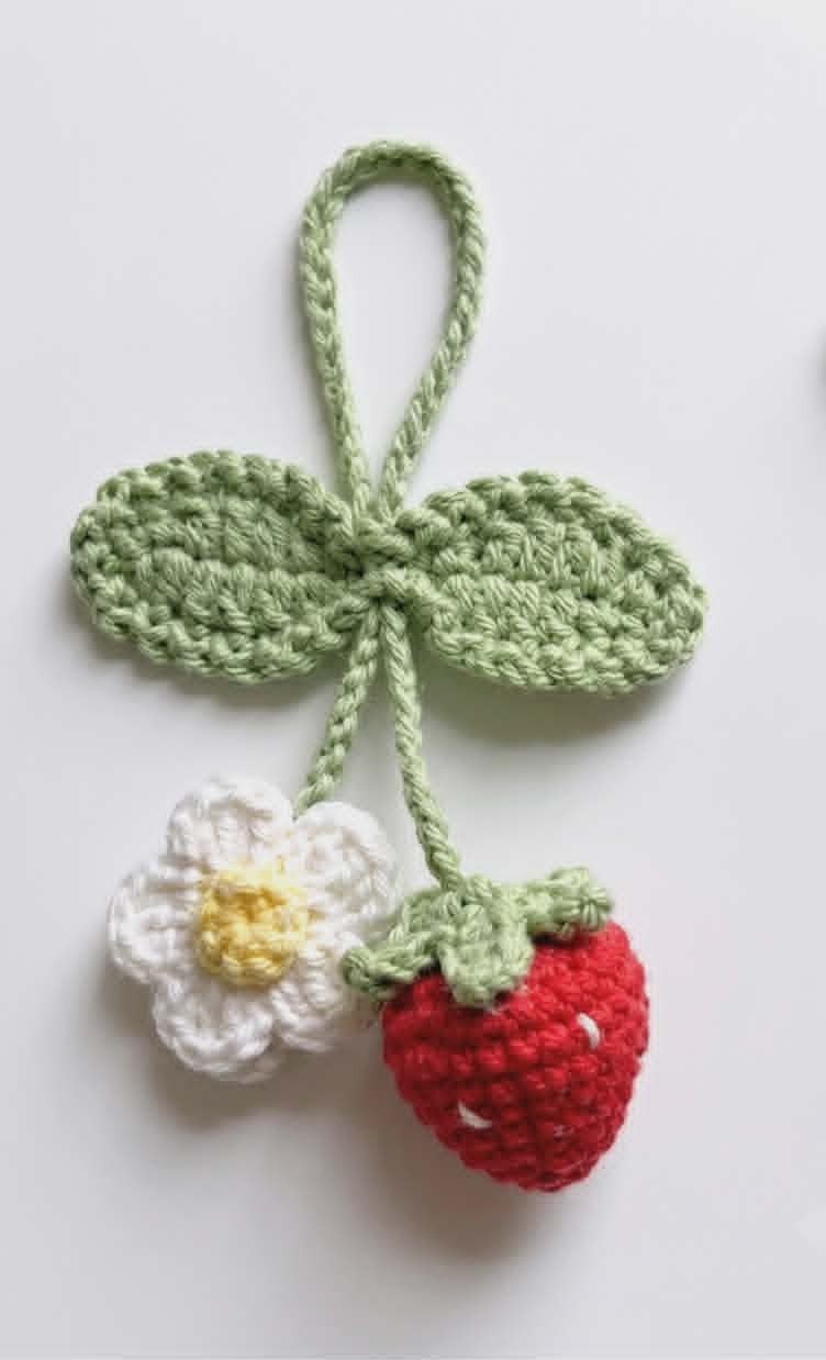 Custom Crochet Keyring – Small Gift Idea – Choose Your Color & Shape