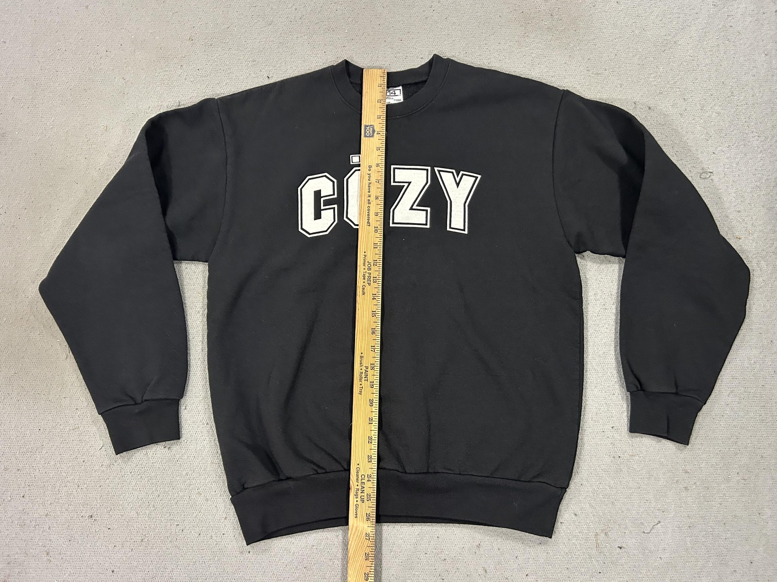Los Angeles Apparel Sweatshirt Mens Medium 14 oz Heavy Fleece Cozy Crewneck USA