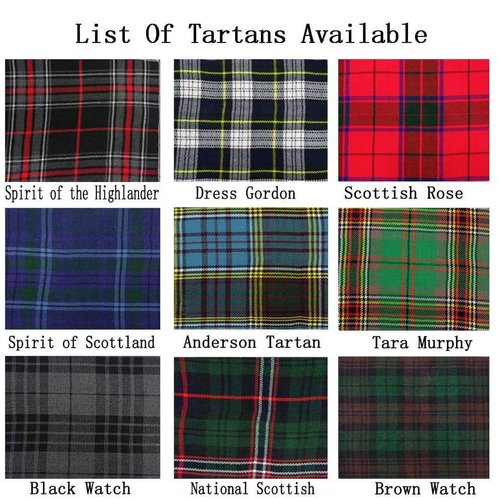 Men’s Scottish Tartan Jacket with 5 Button Vest Available In 40+ Tartan Color