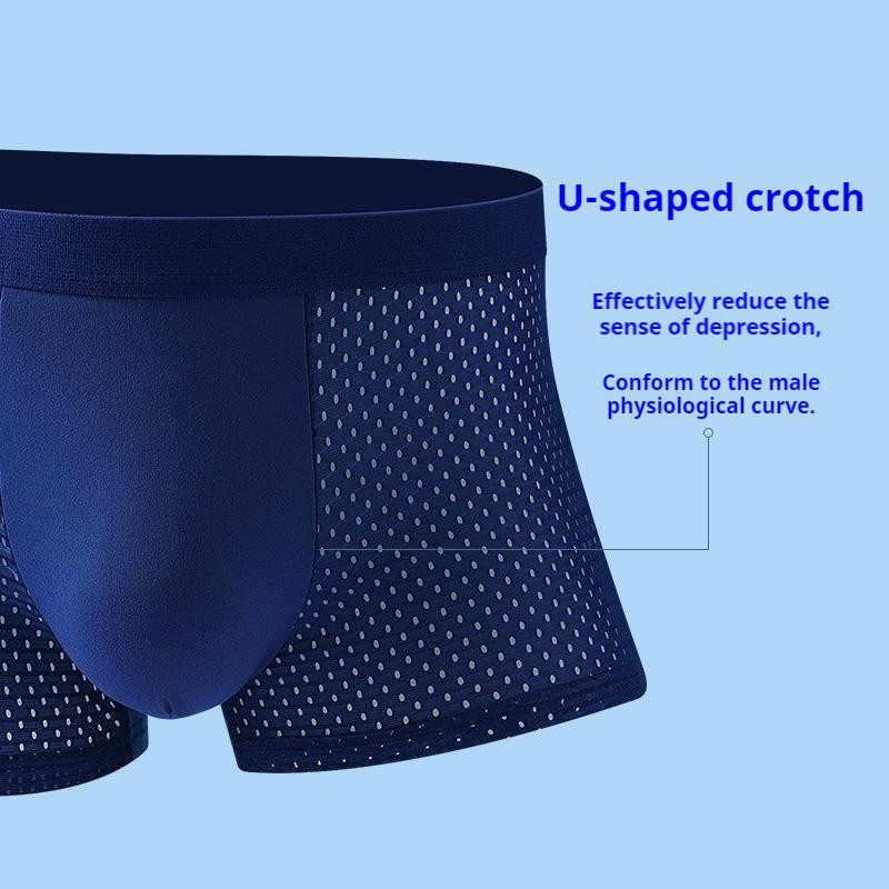 4pcs Boxhero Men’s Underwear Box Hero Boxer Briefs Shorts Built-in & 3D Pouch