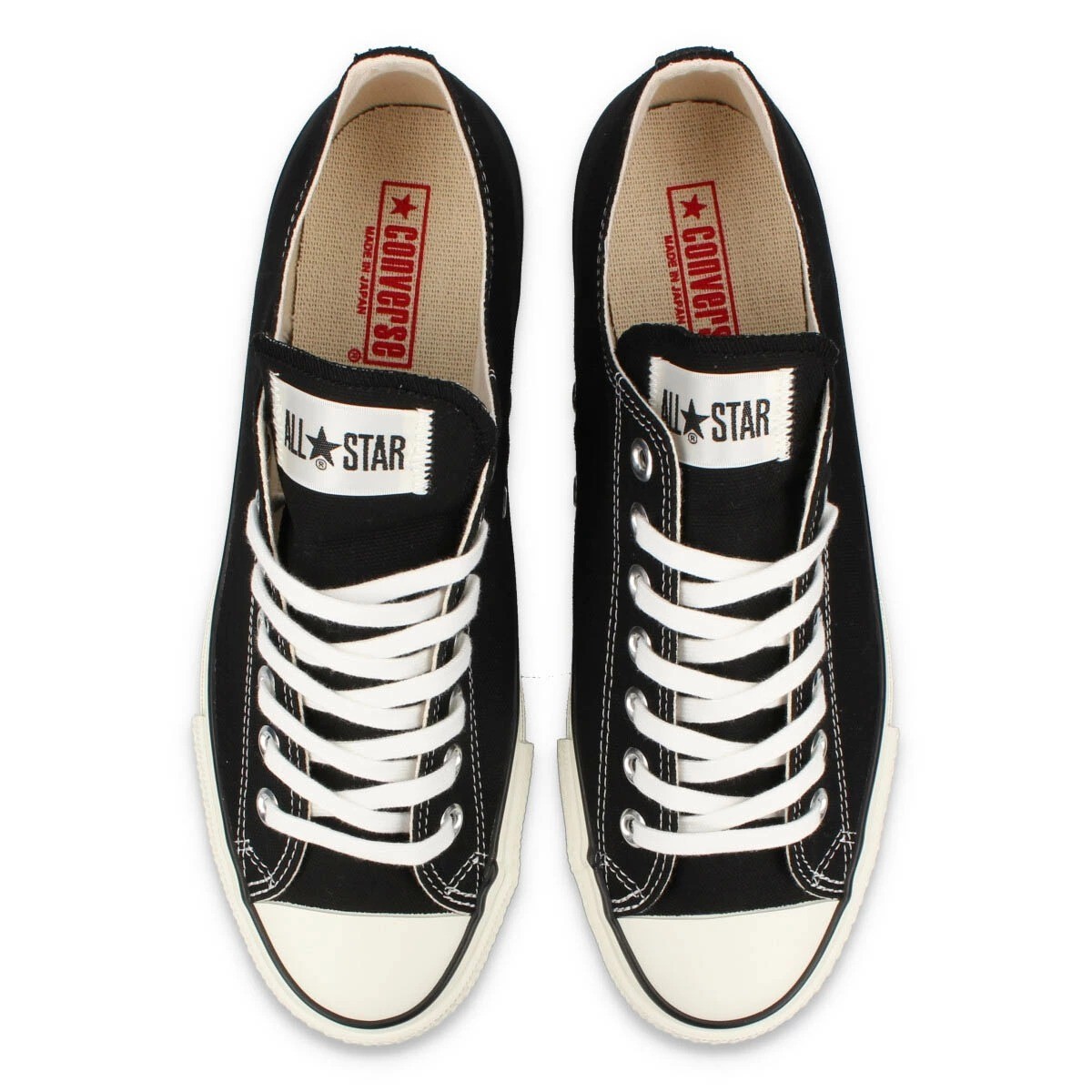Converse Canvas All Star J OX Black Made in Japan Low Cut New w/ Box 32167431