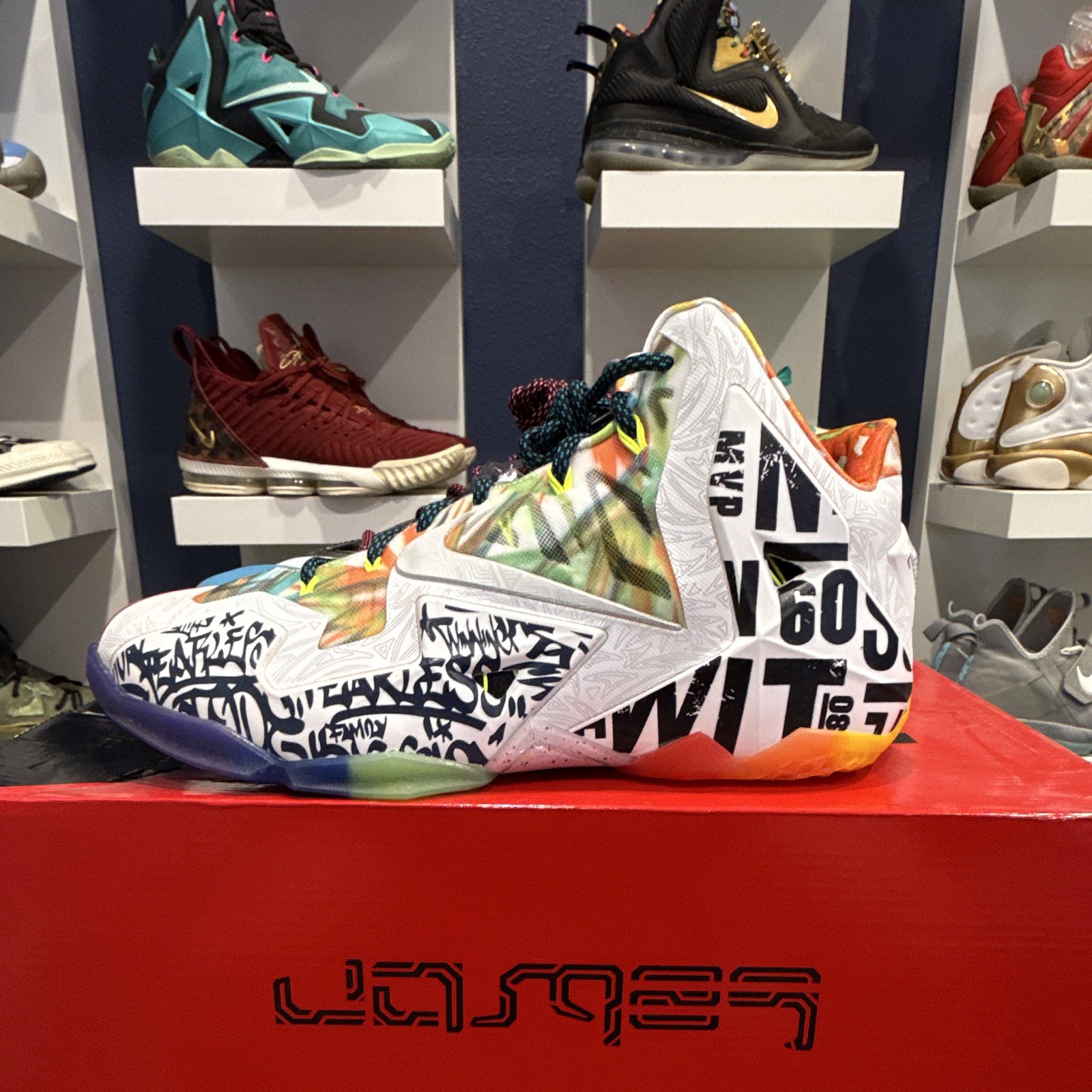 Nike LeBron 11 Premium What The LeBron Multicolor 650884-400 2014