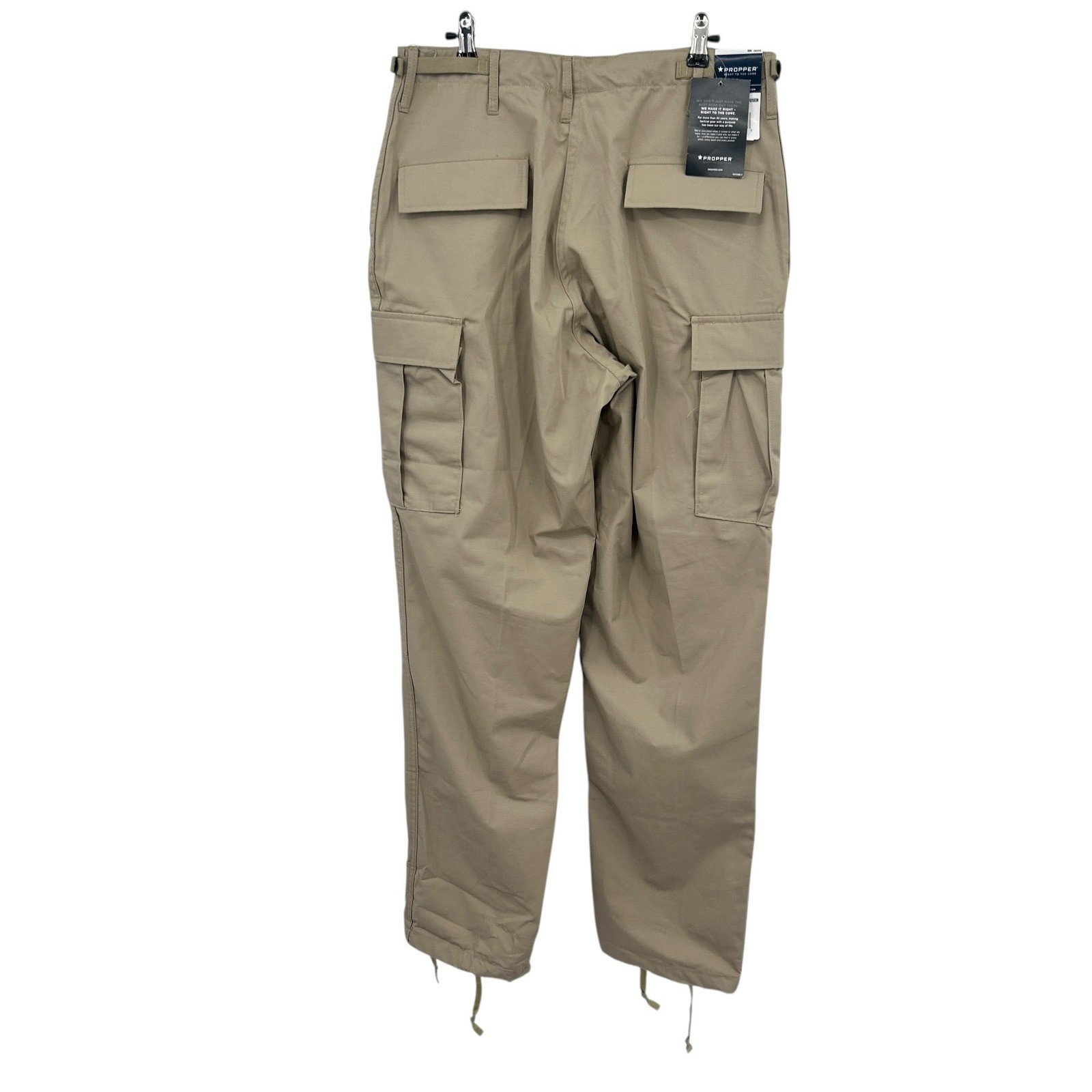 Propper BDU Tactical Cargo Pants Ripstop Military Utility Khaki M/L Drawstring