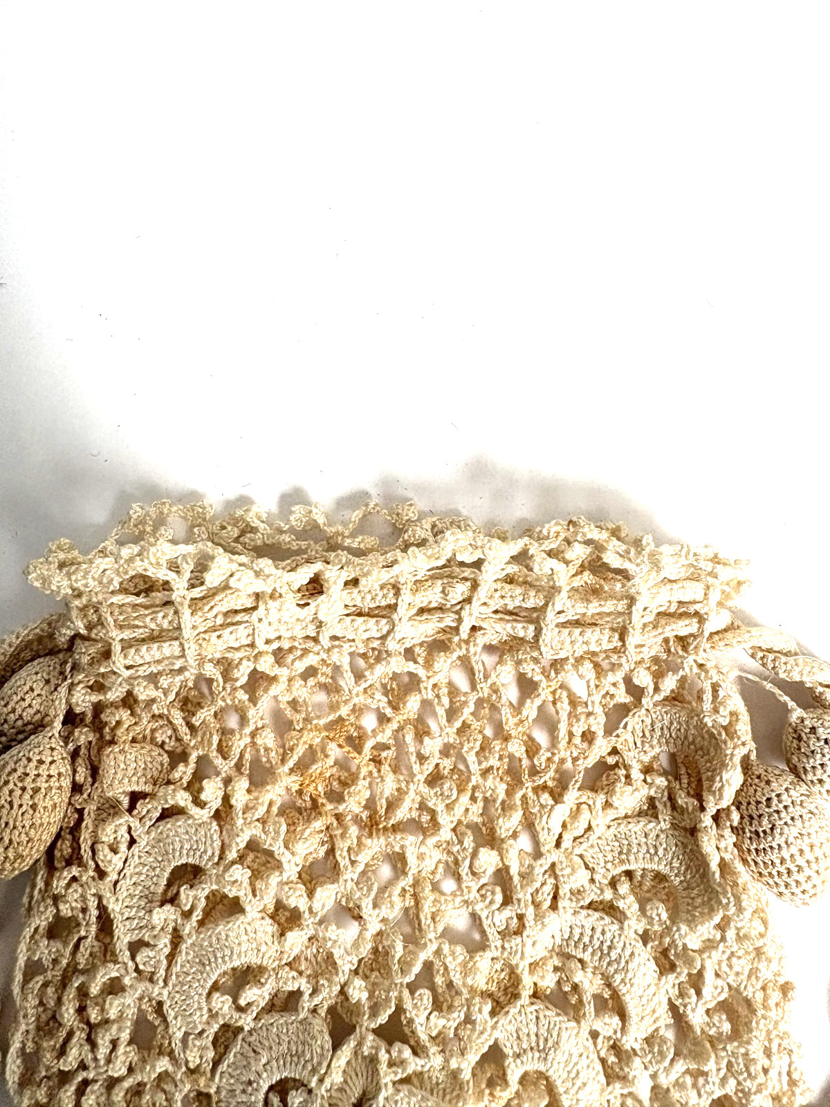 3 Styles of Handmade Victorian Crocheted/Tatted/Knotted Drawstring Reticule Bags