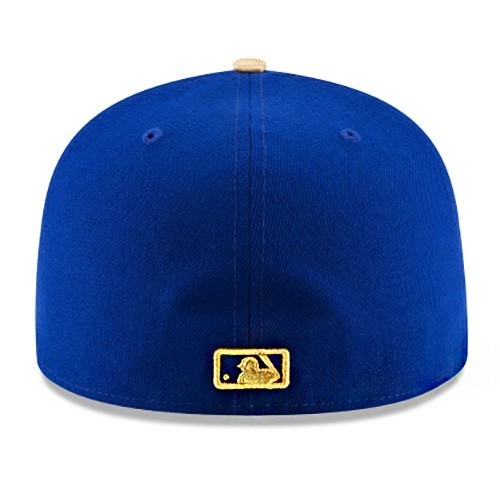 New Era Kansas City Royals Blue Fitted Hat MLB 2017 Authentic ALT Gold logo Cap