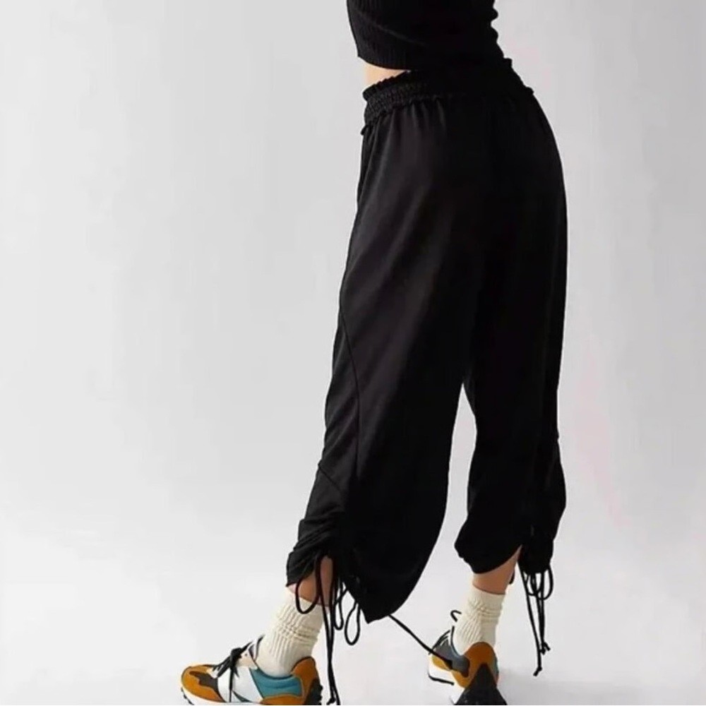 Free People Black Wide Leg Pants BLACK