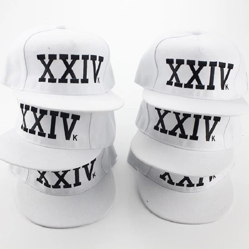 New Bruno Mars 24k Magic Baseball Cap Black and Red Hat Hip Hop Xxiv Funk Unisex