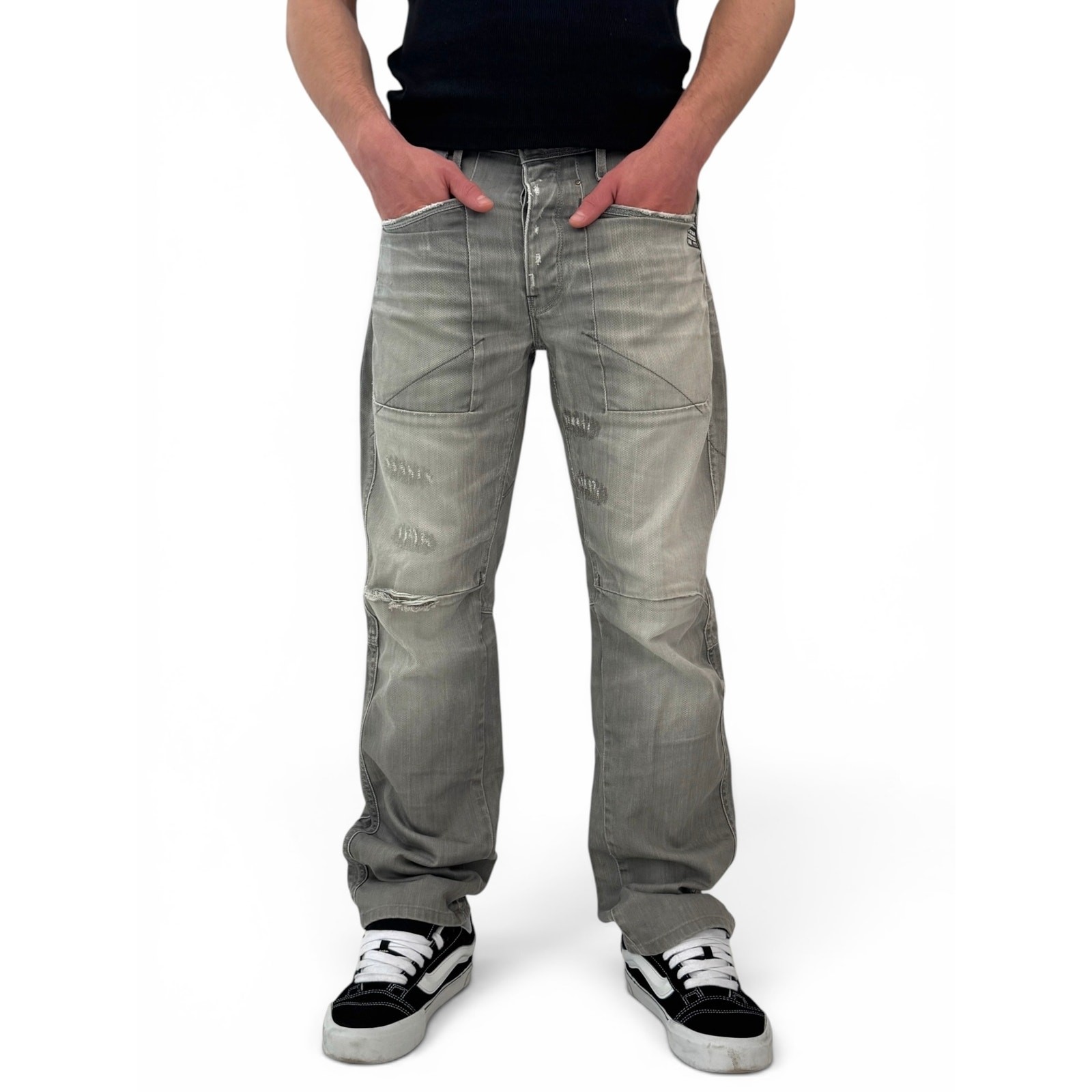 G-Star Raw Arc Loose Tapered Grey Jeans