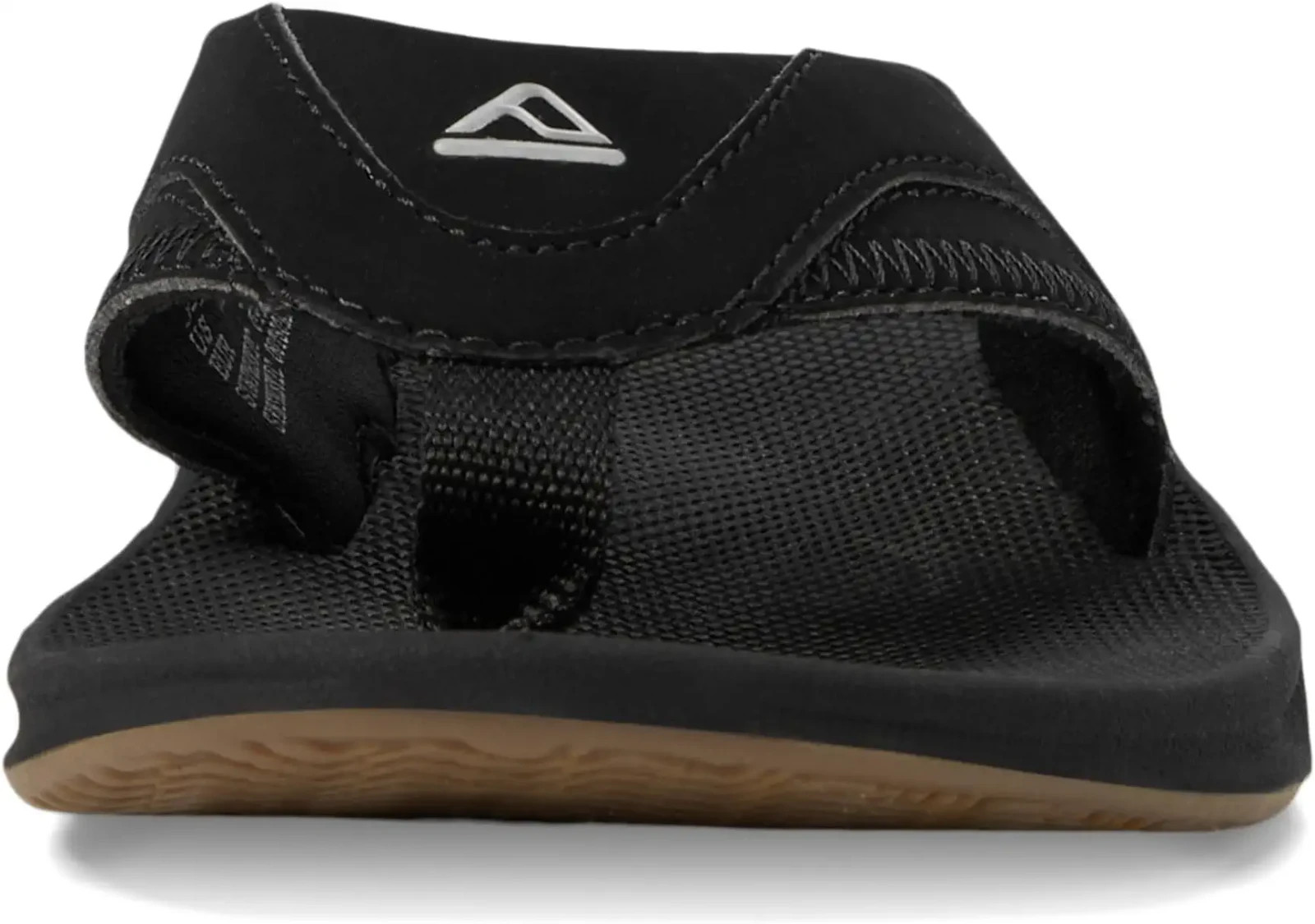 Reef Men’s Fanning Flip Flop, Black/Silver