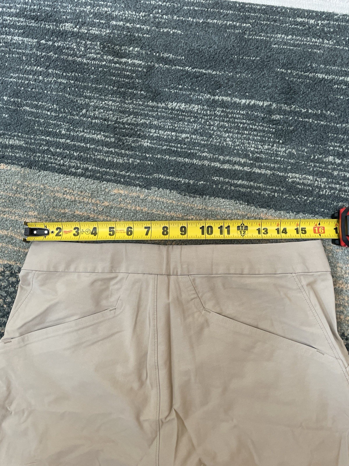 Arc’teryx Konseal Men’s Beige Stretch Canvas Straight Leg Pants 32R Pockets