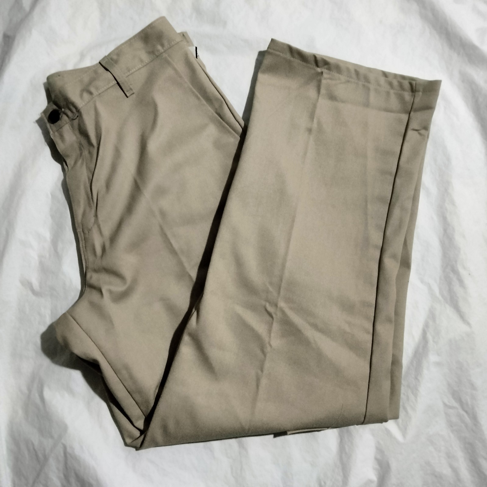 Genuine Dickies Mens Flex Relaxed Fit Straight Leg Work Cargo Pants Khaki 34×30