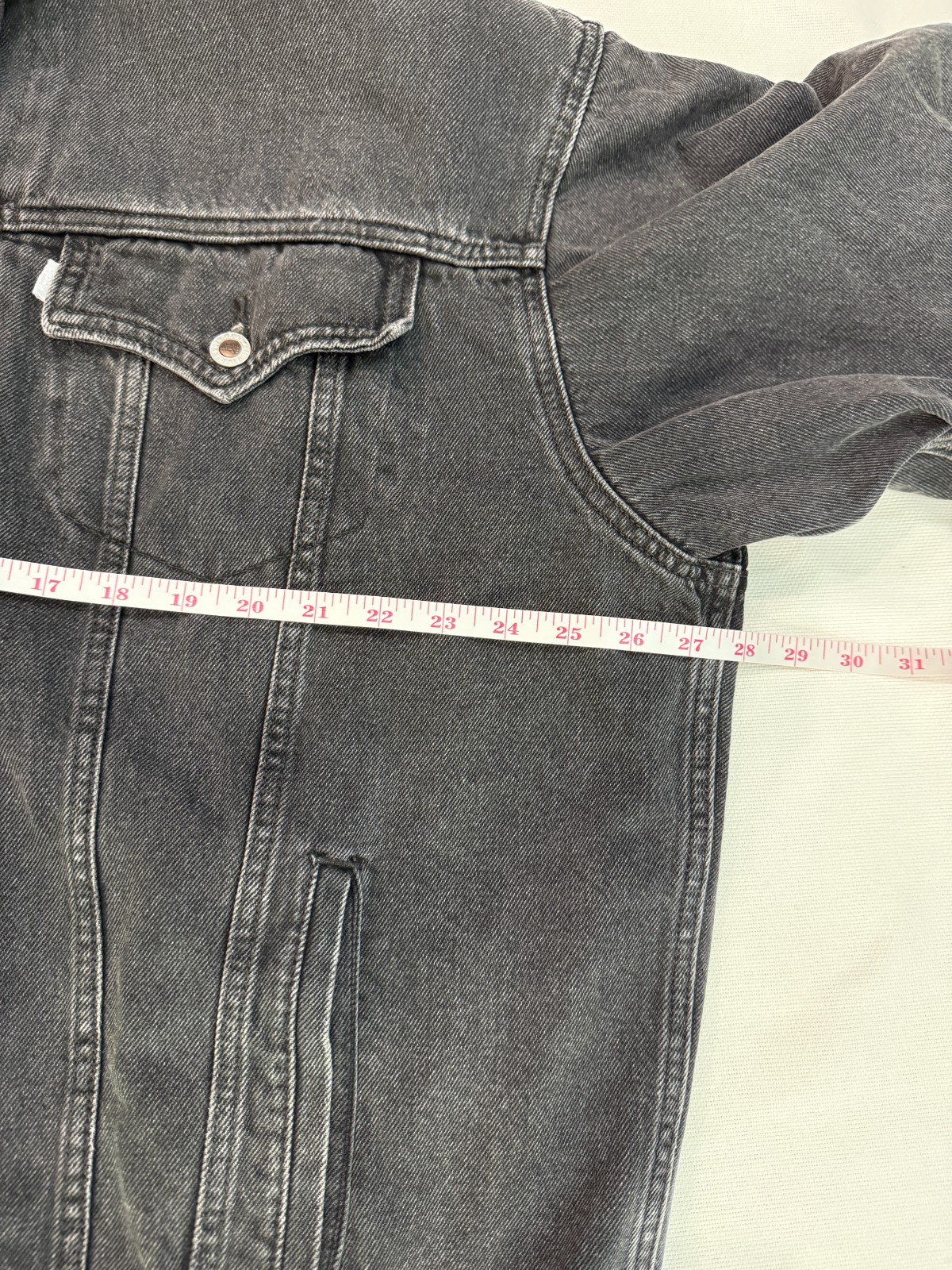 VTG 90s Levis SilverTab Mens Loose Fit Denim Trucker Jacket Washed Black XL