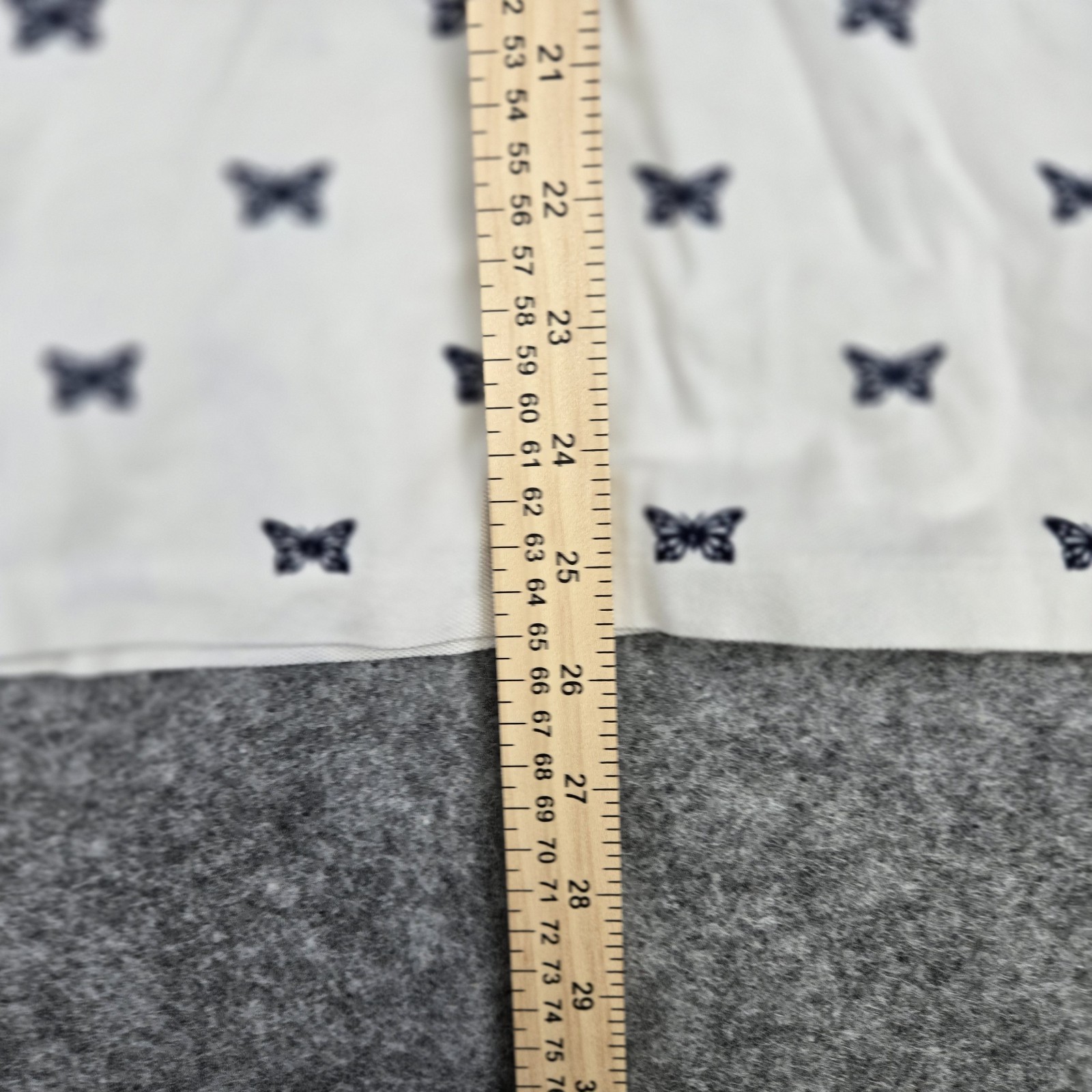 Polo Ralph Lauren Mens Shirt Large Custom Slim Fit Butterfly All Over Print