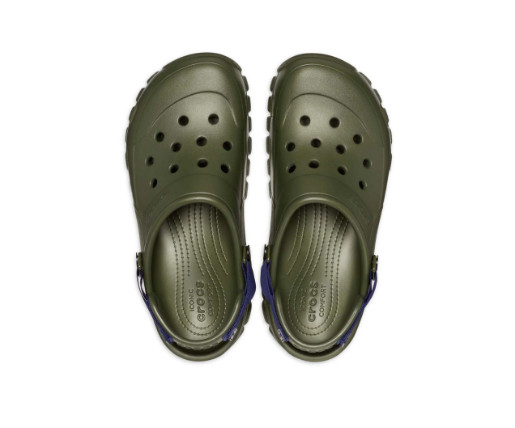 Crocs Men’s Offroad Sport Clogs Slip-on Sandals – US Size 12 | Army Green / Navy
