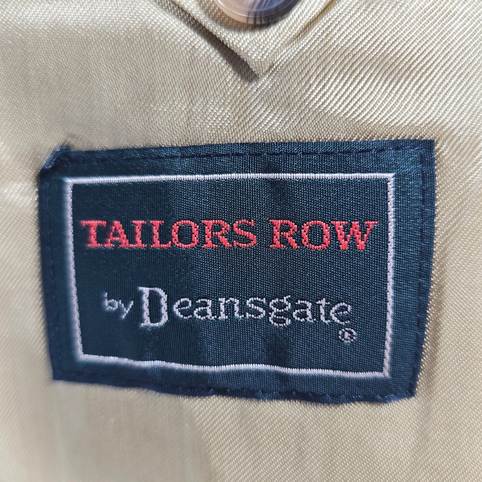 Tailors Row by Deansgate Mens 100% Camel Hair Blazer Tan Size 46 Luxury Coat