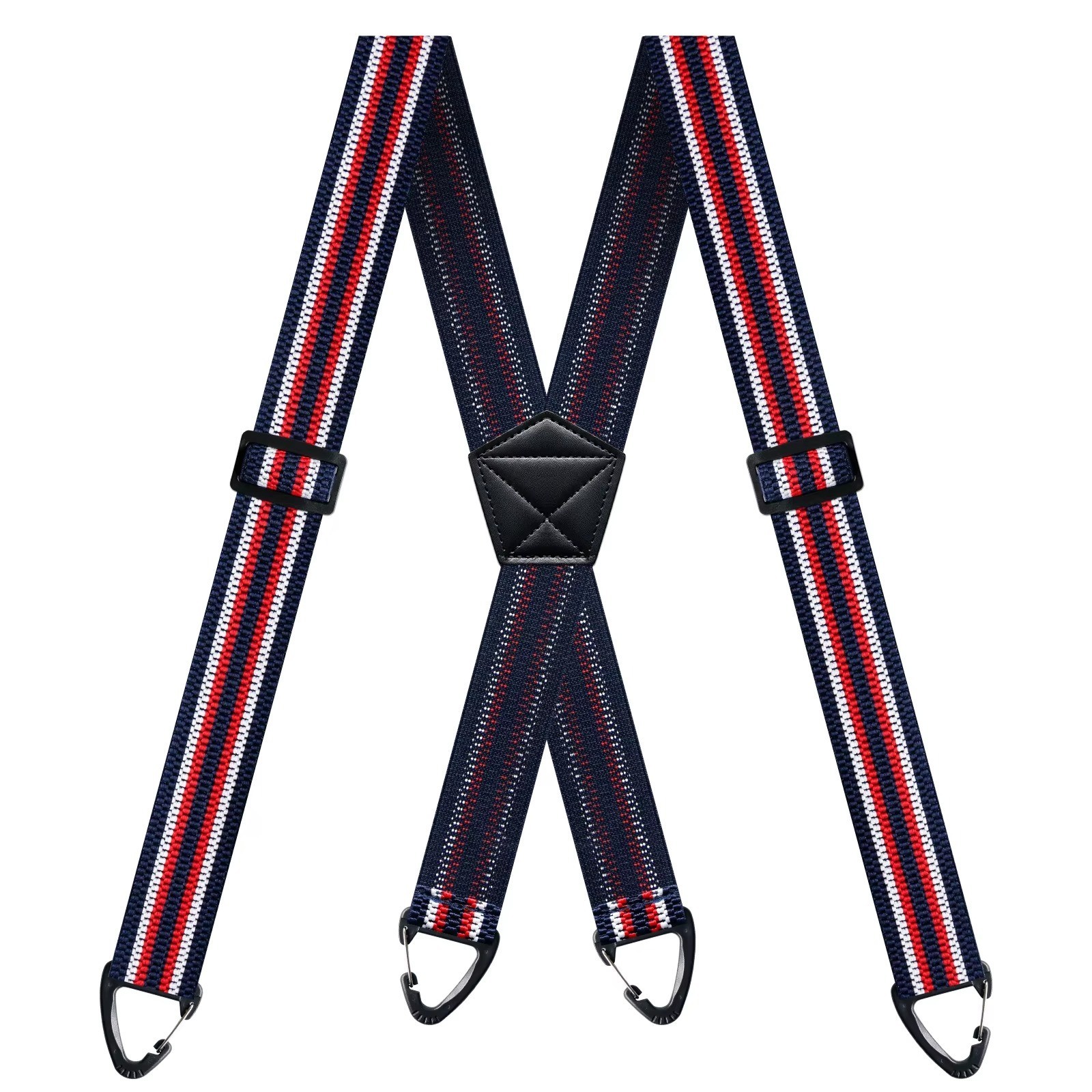 Suspenders for Men Heavy Duty, X Shape Back Hidden Suspender 1.5″ Under Clothing