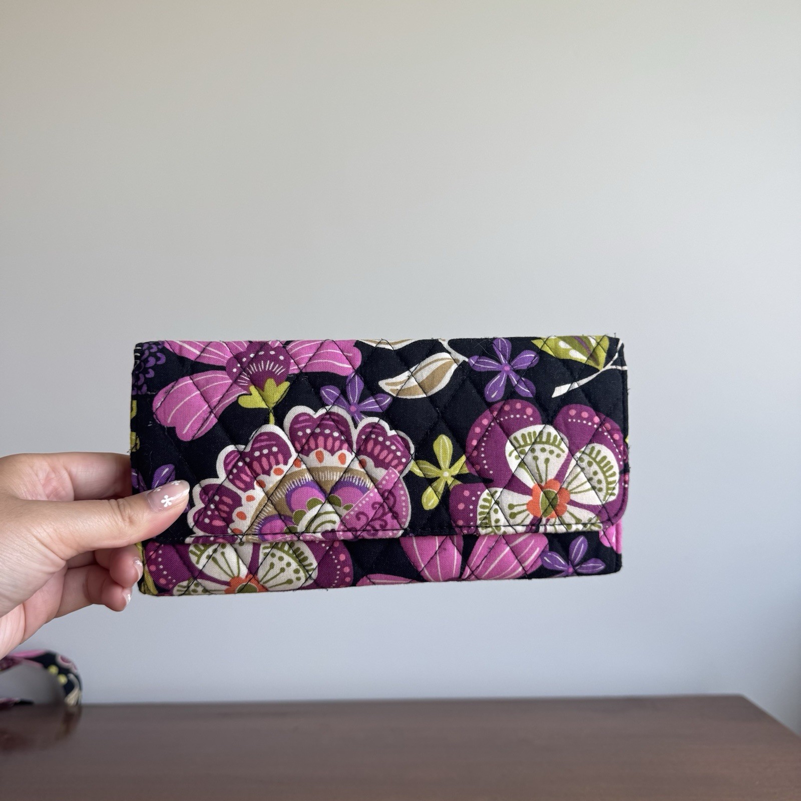 Vera Bradley Crossbody and Wallet Pirouette Pink Retired Floral Matching Set