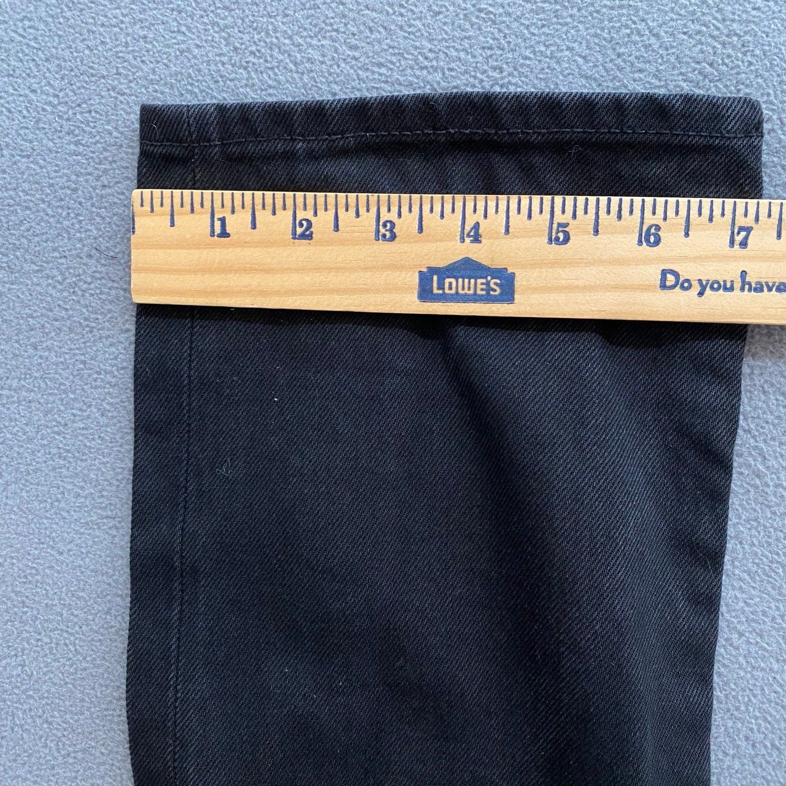 Route Blue Thailand Rare Selvedge Jeans Mens 33 Black Button Fly Straight Leg