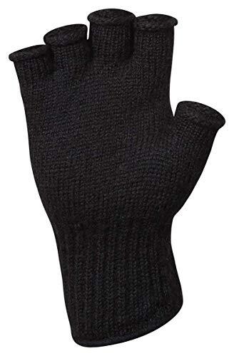 Genuine US Military Issue Fingerless Gloves,GI Glove Liners, Ski Winter Gloves