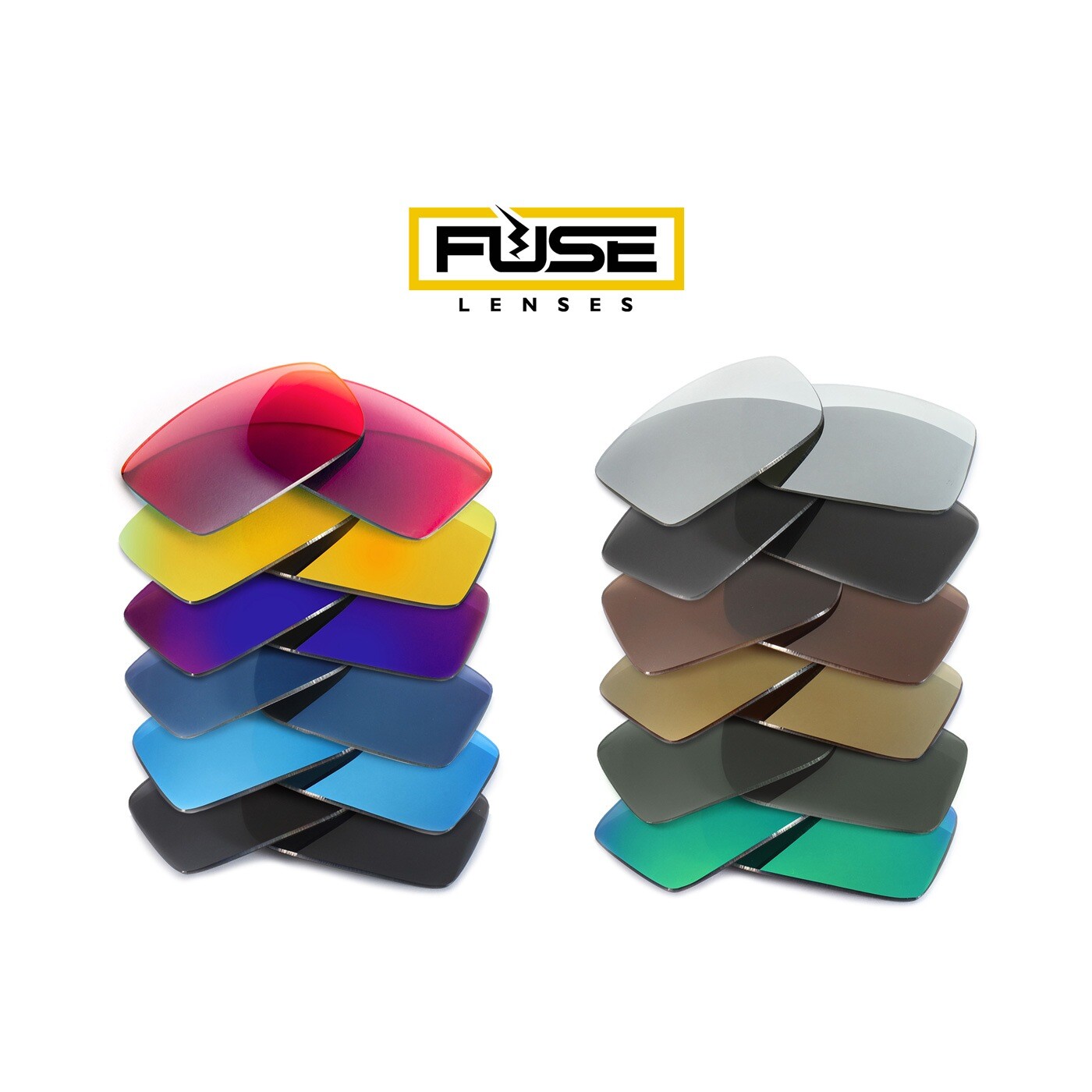 Fuse Lenses Replacement Lenses for Ray-Ban RB3522 (64mm)