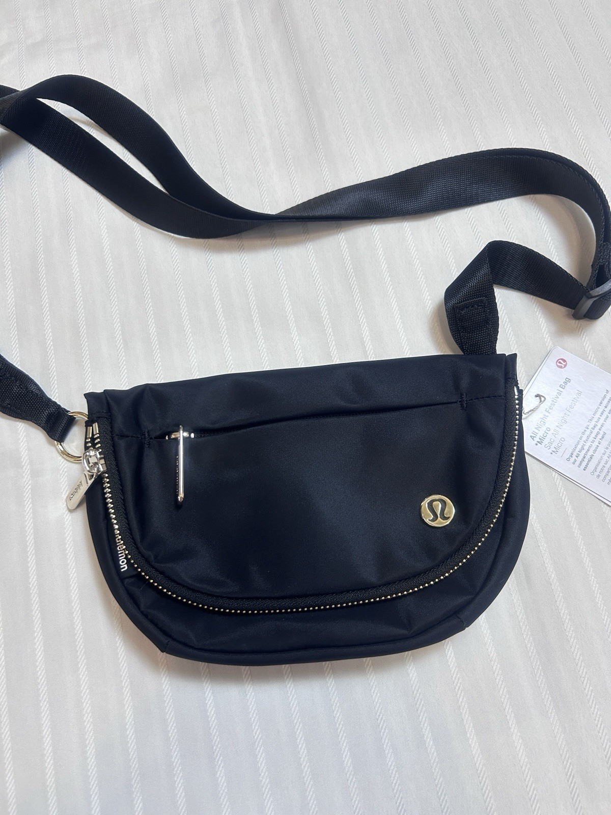 NWT$ Lululemon All Night Festival Bag Small Belt Bag 2L – BLK