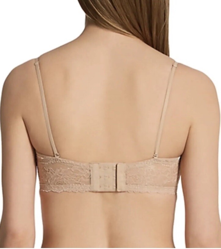 Natori Adapt Bandeau Underwire Strapless Bra Cafe NWT 729313 ~Size 32DD