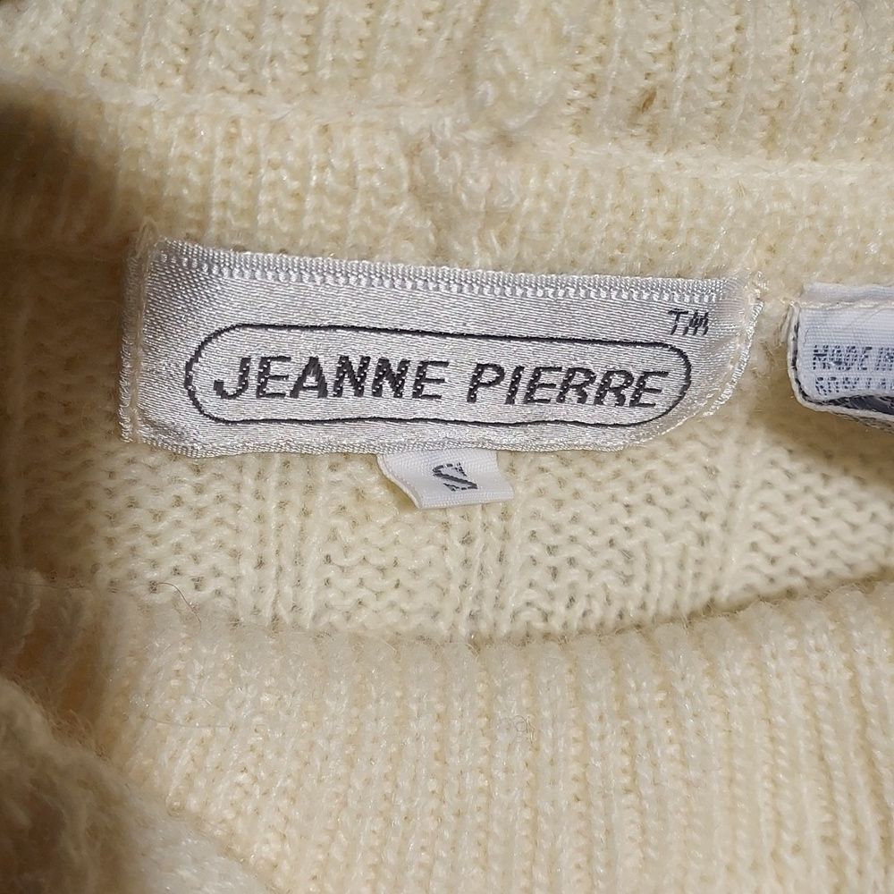Vintage NWT Jeanne Pierre wool blend women’s cowl neck sweater size small