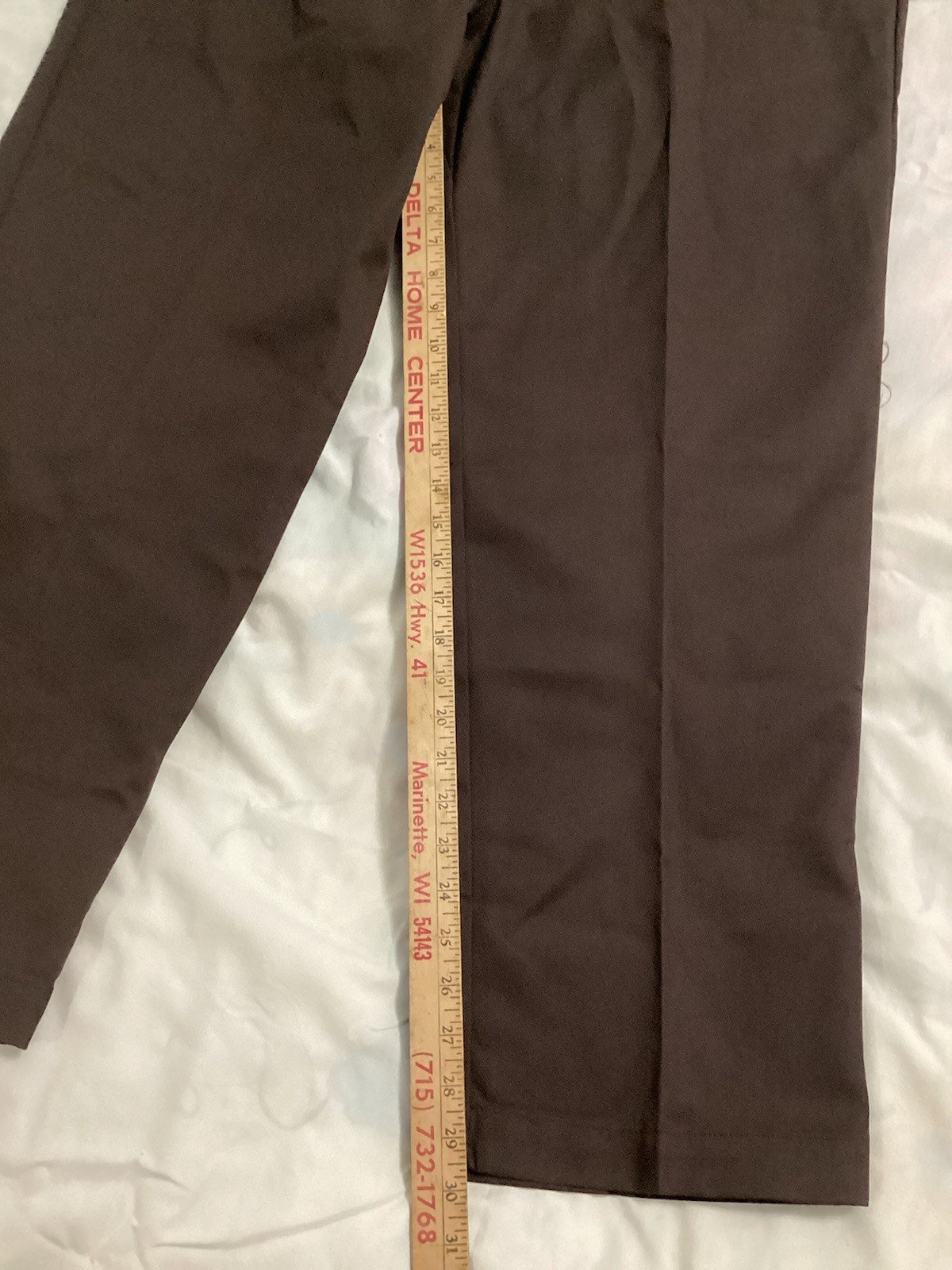 Vintage Dickies Brown – NOS with tags 44×31 YKK Zipper Workwear Made in USA