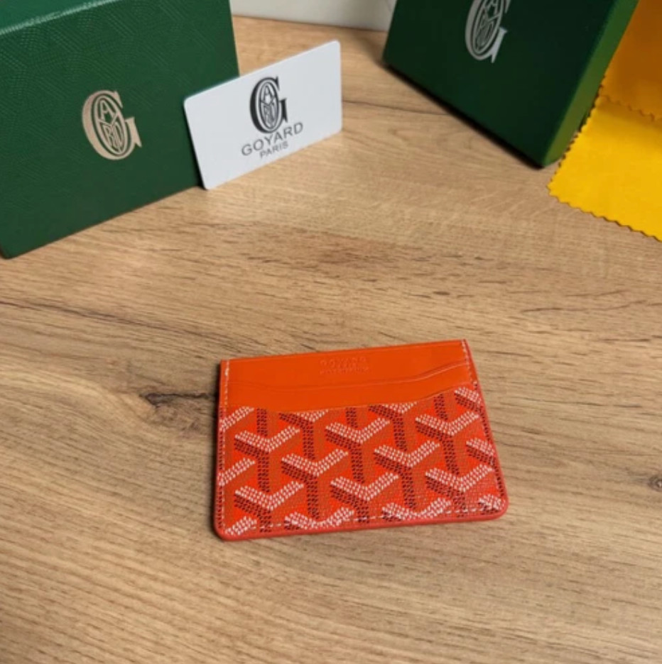 Saint~Sulpice~Men CardHolder New orange Wallet