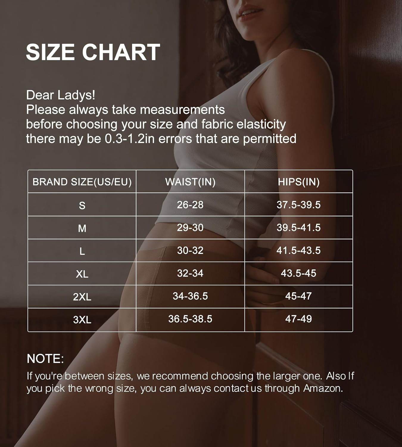 Seamless High Waisted Underwear for Women No Show Full Coverage Panties Nuage Mi