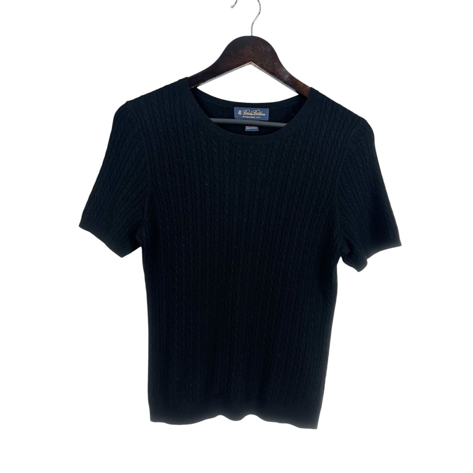 Brooks Brothers Silk / Cashmere Blend Short Sleeve Sweater Women’s Size Medium