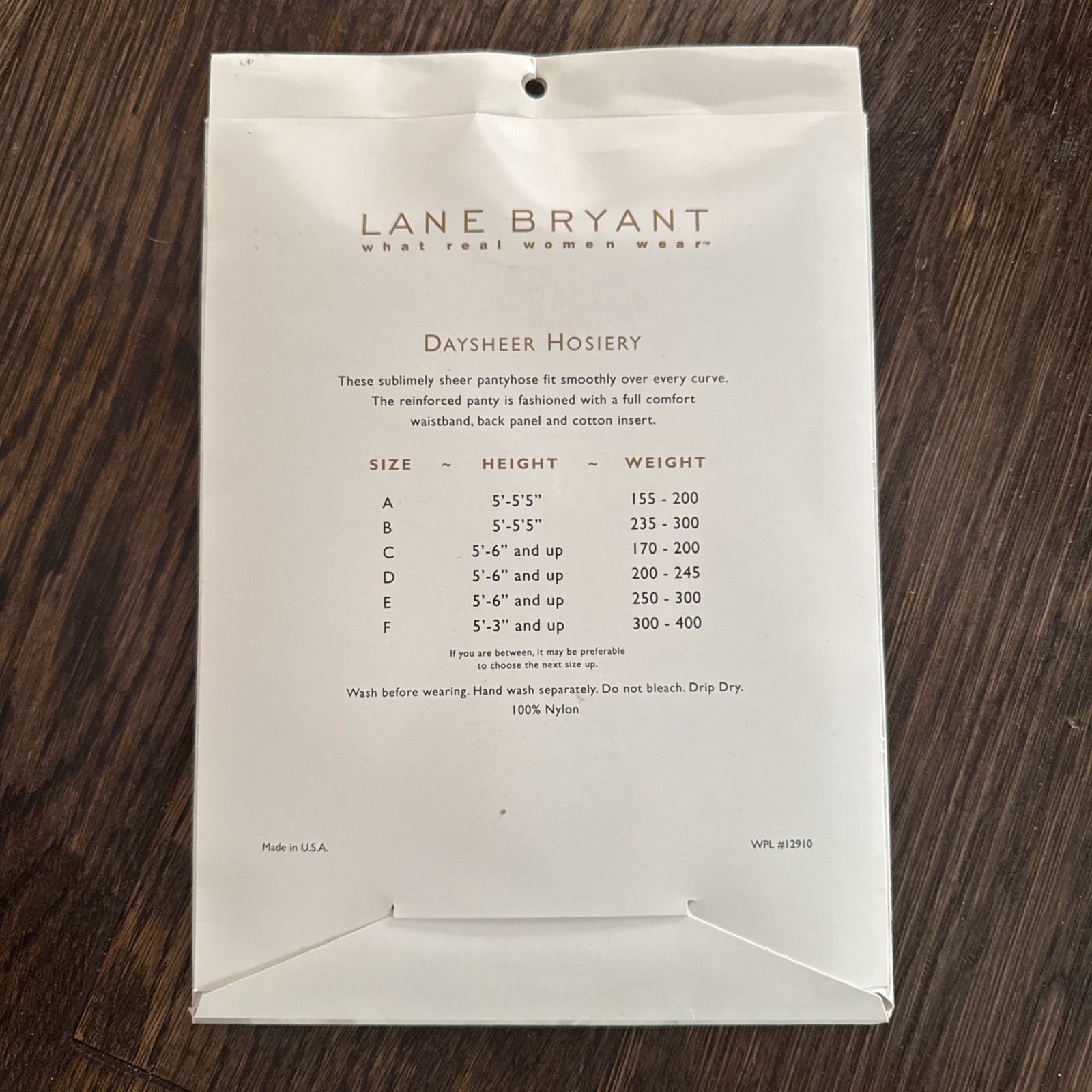 Lane Bryant Daysheer Invisible Reinforced Toe Pantyhose NAVY Sz C 5’6”+ 170-200
