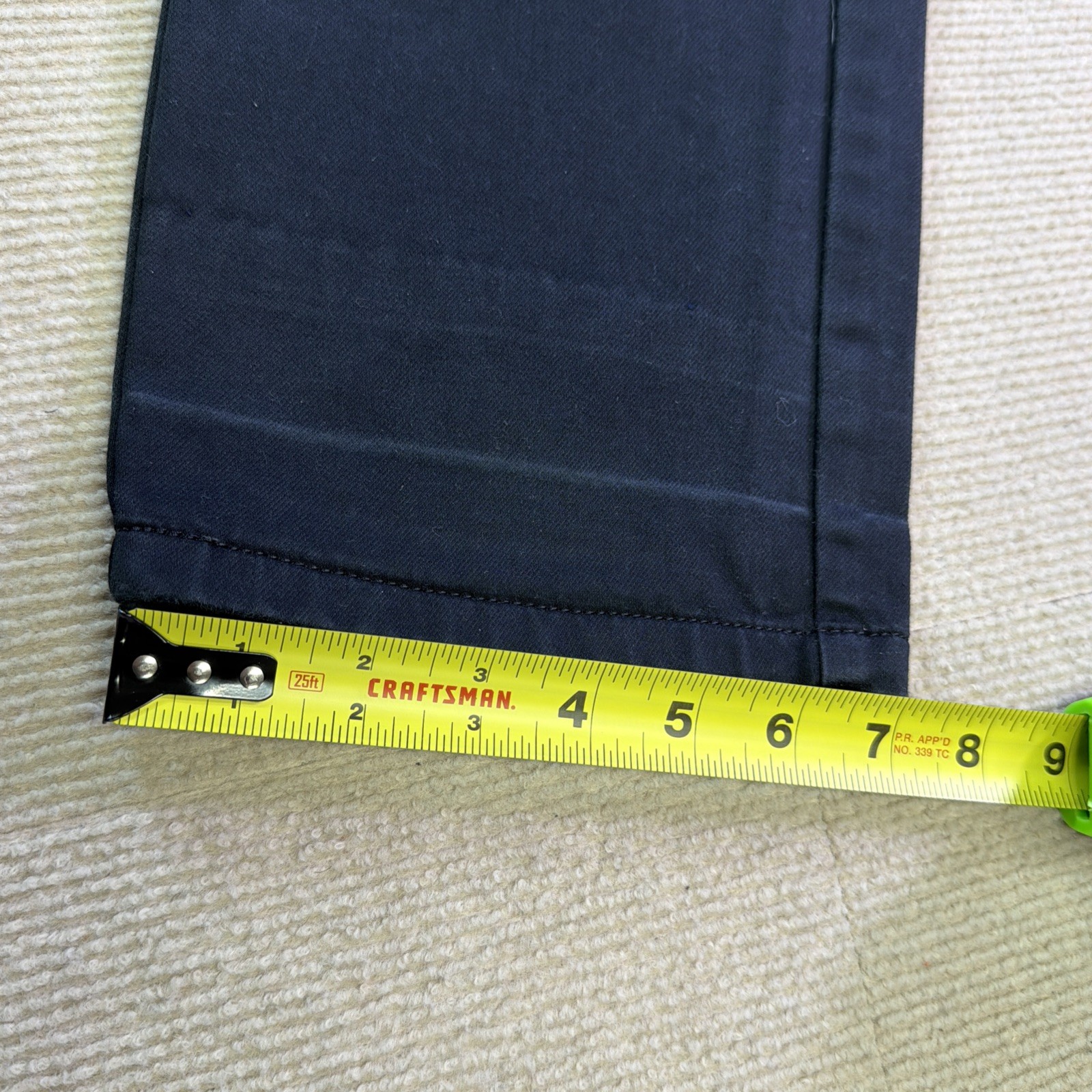 Burberry London Pants Mens 34 Fits Like 32×30 Blue Cotton Chino Straight Casual