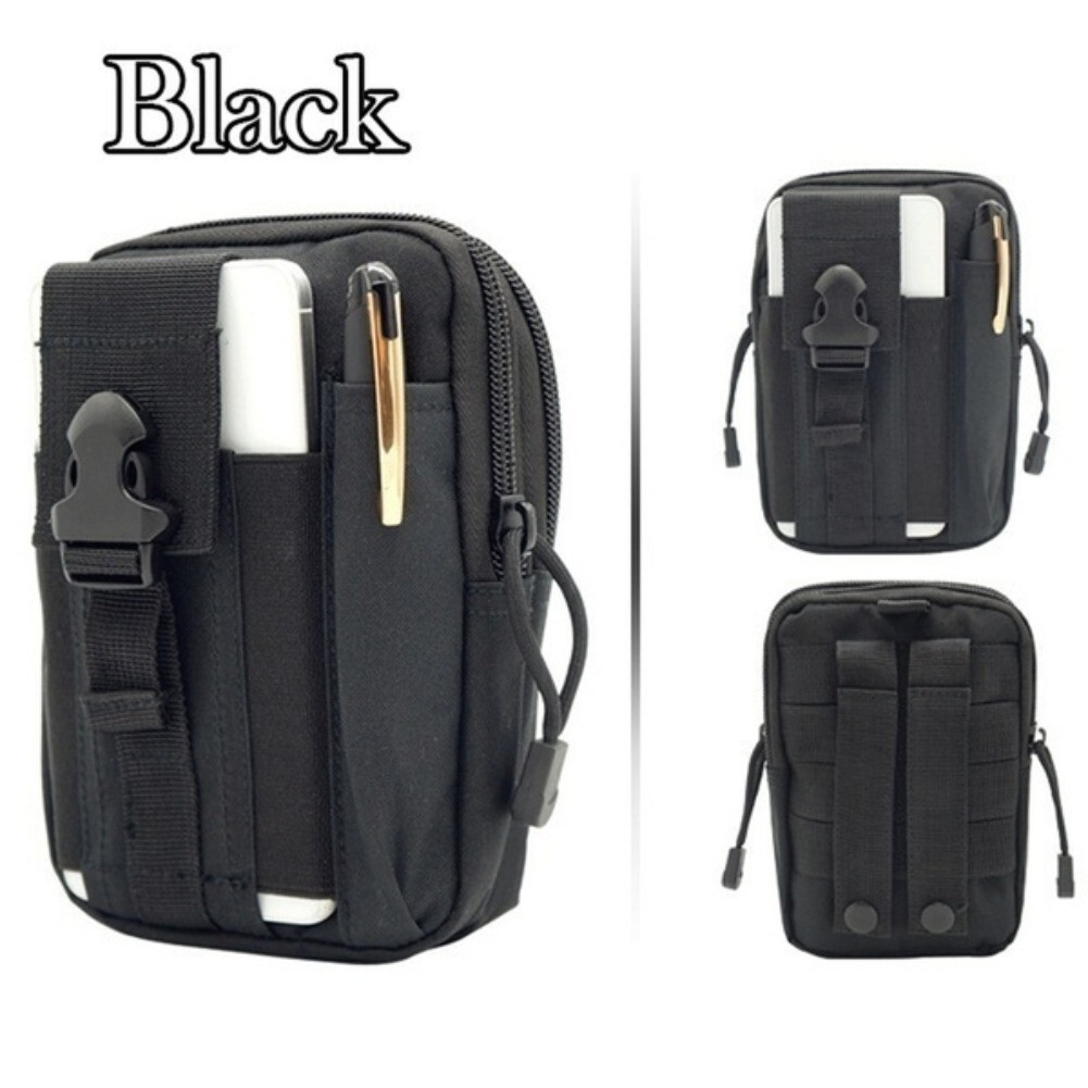 Men’s Tactical Molle Pouch Military EDC Waist Belt Fanny Bags Cell Phone Pocket