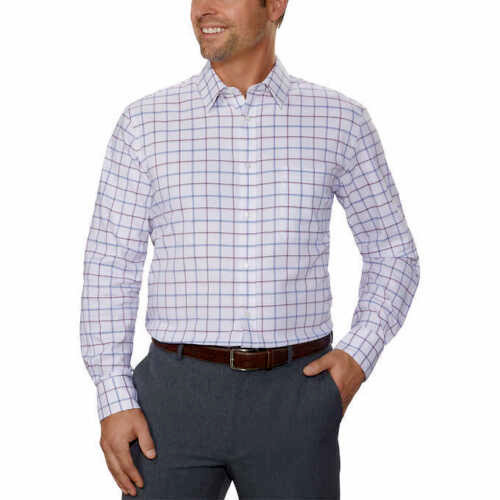 Tommy Hilfiger Men’s All-Season Stretch Regular Fit Dress Shirt