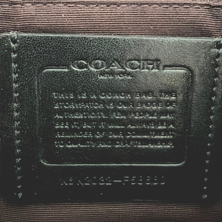 Coach Black Leather Derby Tote with Gold Logo Capsule Minimalist Elevated Basics